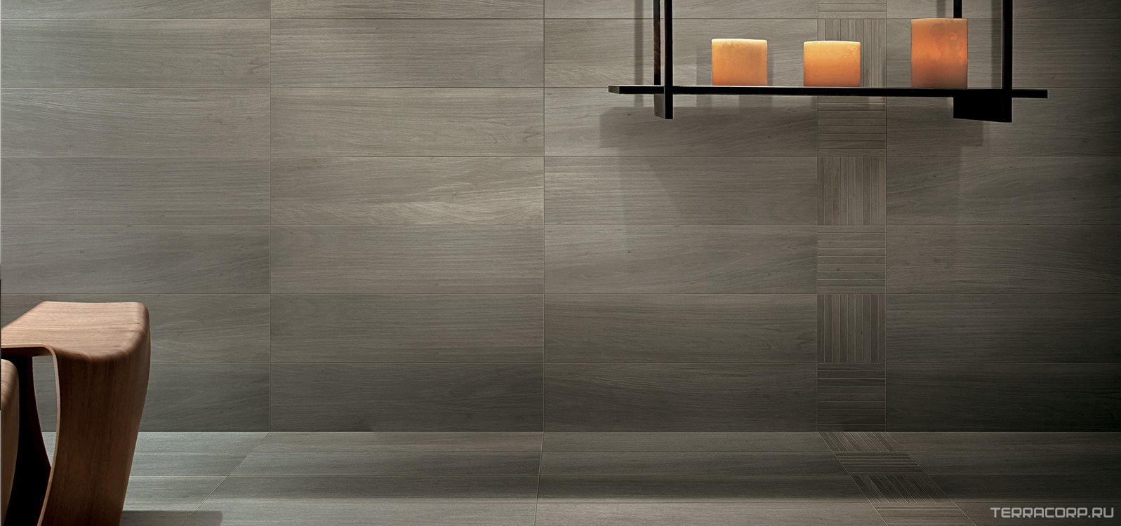 Керамогранит FAP Ceramiche Nuances Quercia RT 15x90 Серый, фото 1