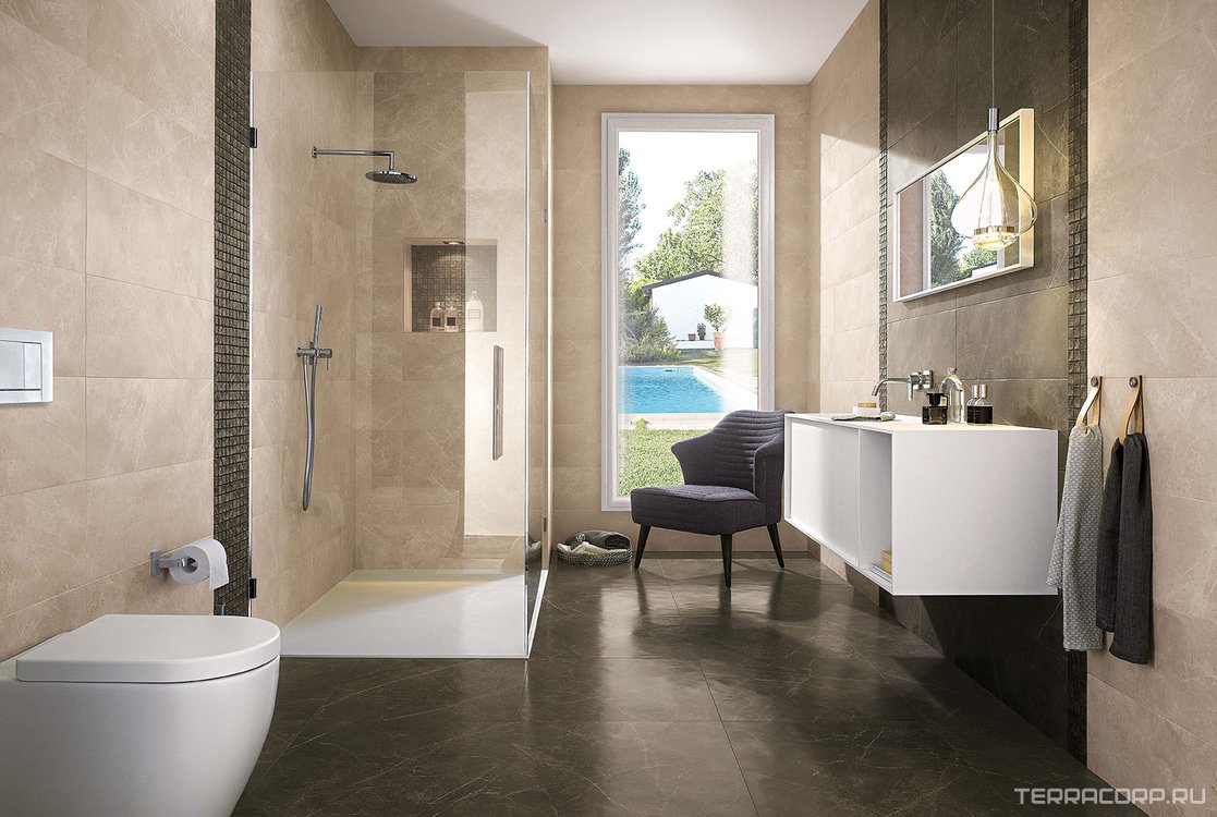 Керамическая плитка FAP Ceramiche Roma Pietra 25x75 Бежевый, фото 2