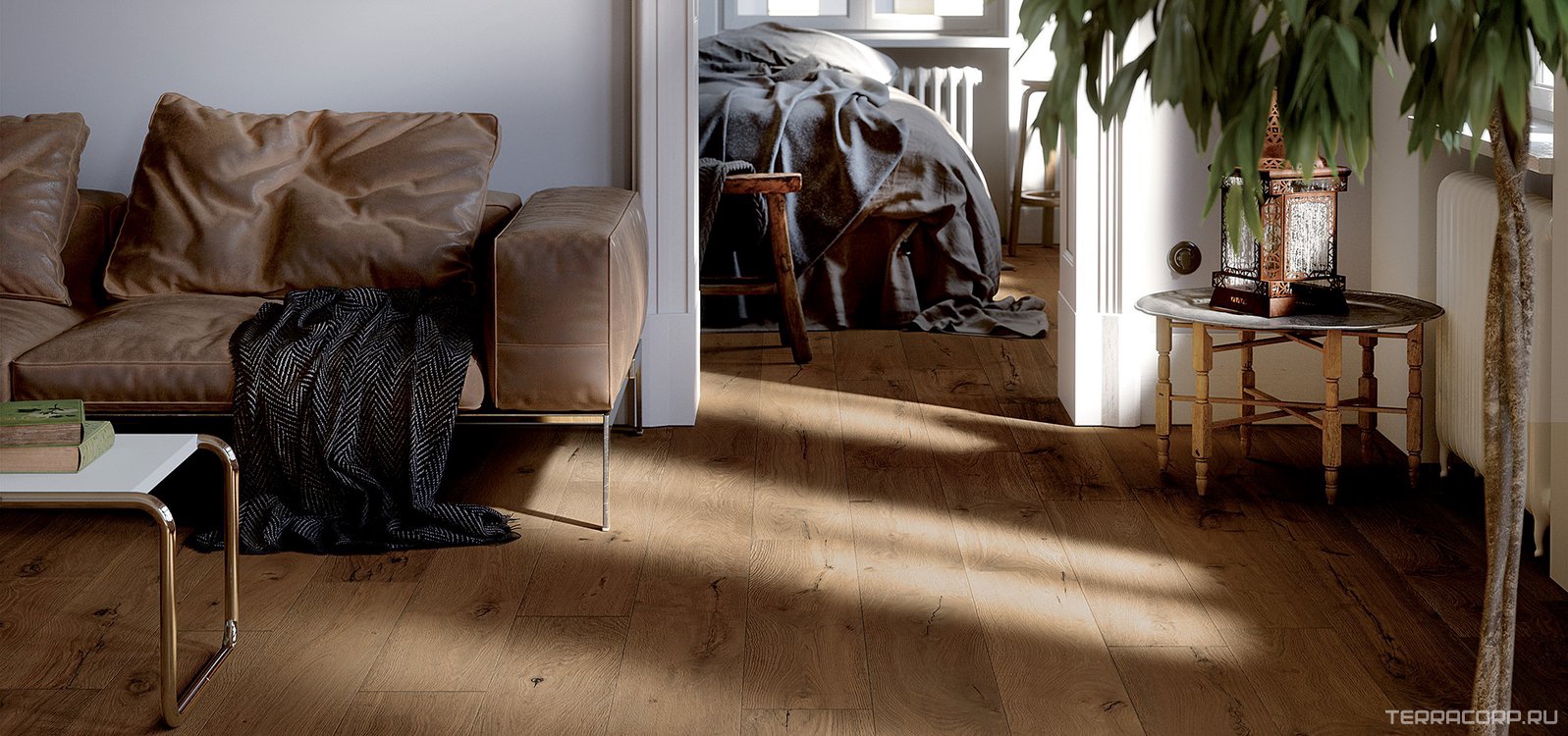 Керамогранит FAP Ceramiche Roots Gold 20x120 Коричневый, фото 2