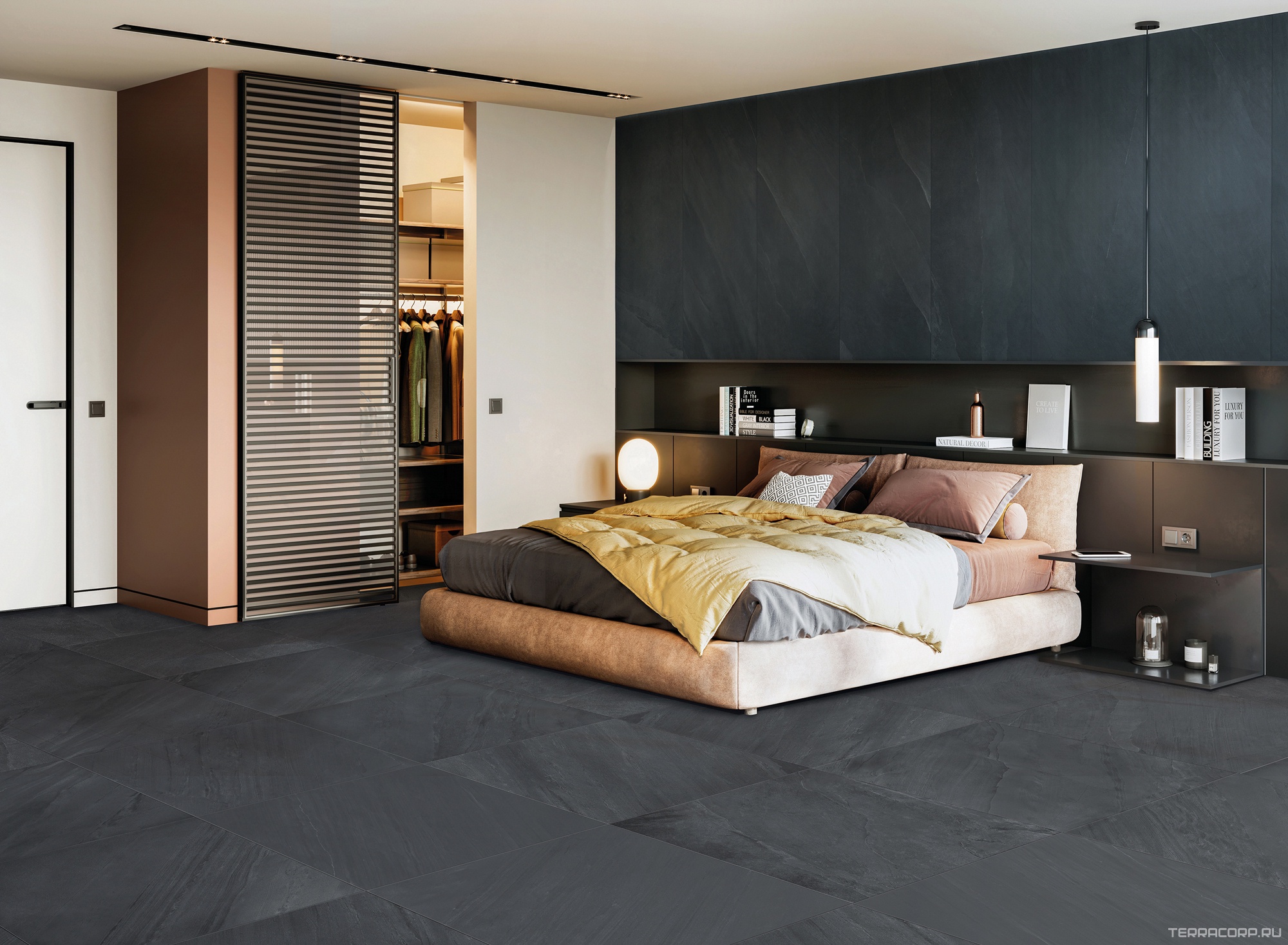 Керамогранит Gambini Ocean Black Abyss 60x120 Черный, фото 2