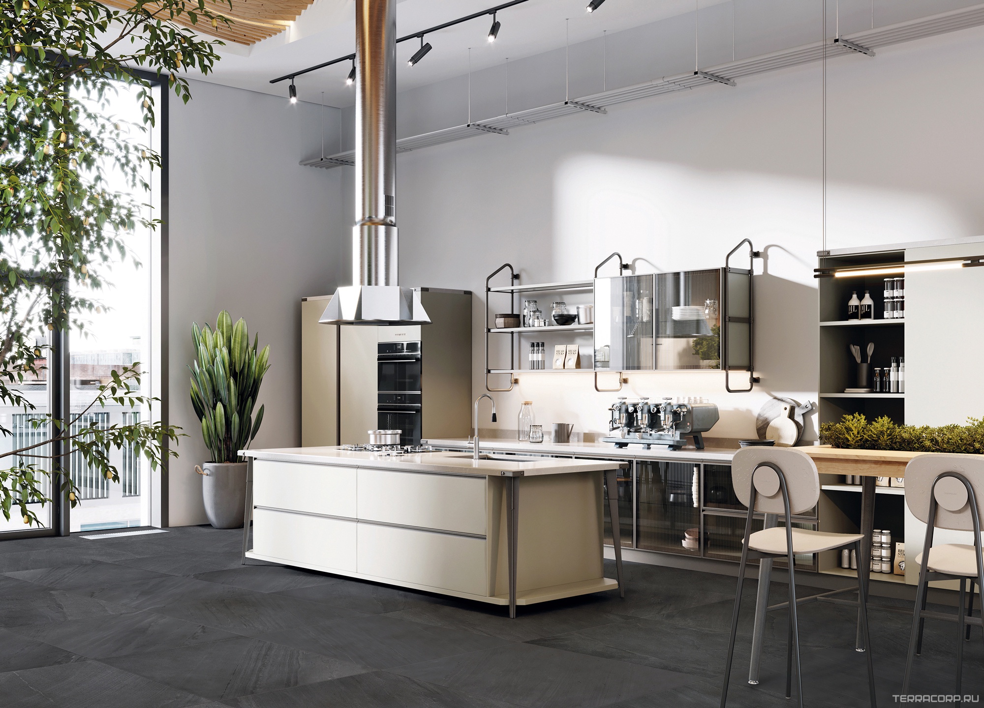 Керамогранит Gambini Ocean Black Abyss 60x120 Черный, фото 1