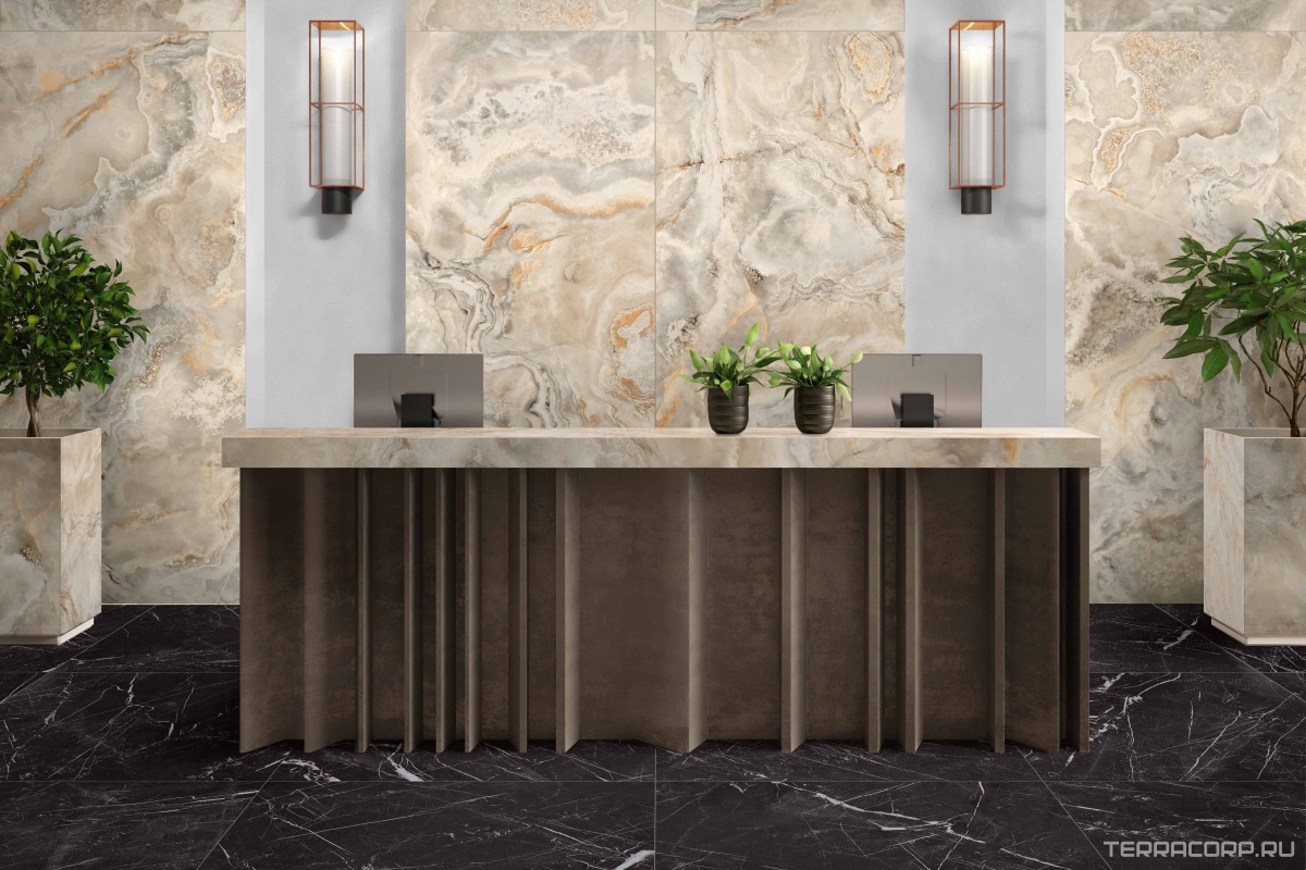 Керамогранит Gardenia Orchidea La Marmoteca Cosmic Ivory Lux 120x280 Бежевый, фото 1