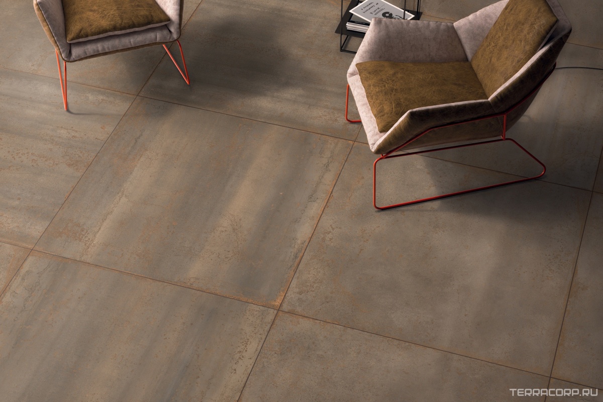 Керамогранит Gardenia Orchidea OXIDE Oxide Brass ZZ120x120 Коричневый, фото 1