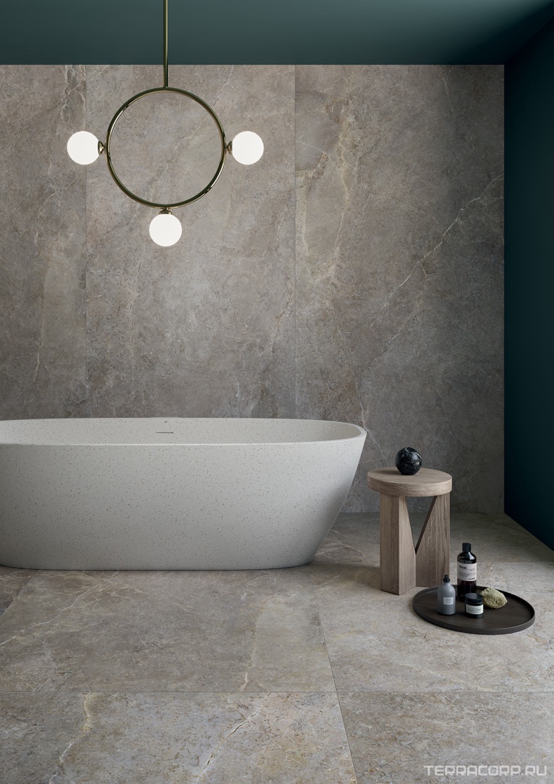 Керамогранит Lea Ceramiche Anthology Slimtech Anthology 03 Earth Nat 120x278 Серый, фото 3