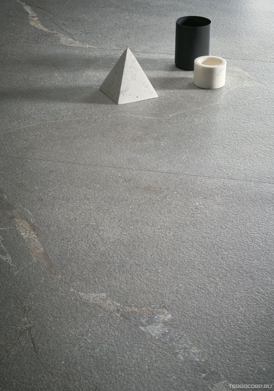 Керамогранит Lea Ceramiche Anthology Slimtech Anthology 04 Gray Nat 120x278 Серый, фото 4