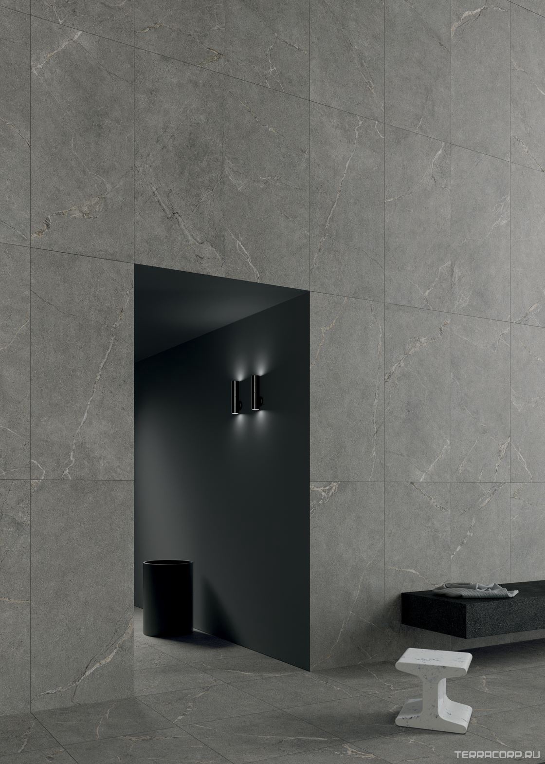 Керамогранит Lea Ceramiche Anthology 04 Gray Natural 60x120 Серый, фото 3