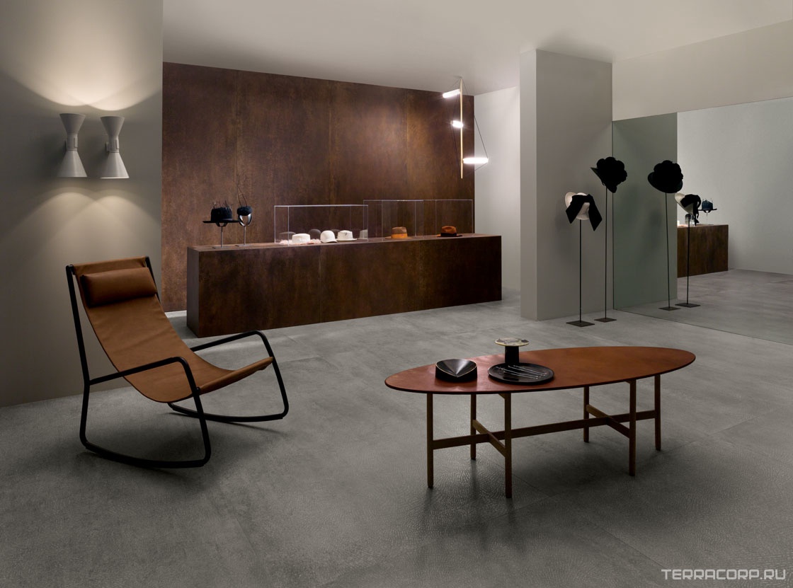 Керамогранит Lea Ceramiche Concreto Rust ZZ120x260 Коричневый, фото 2