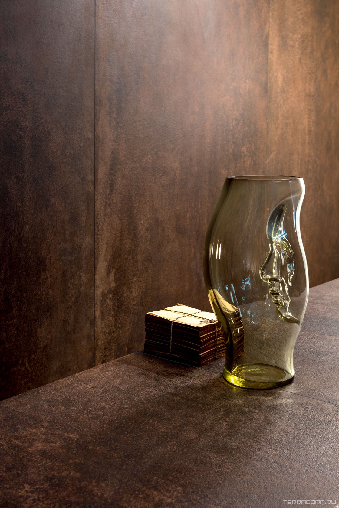 Керамогранит Lea Ceramiche Concreto Rust ZZ120x260 Коричневый, фото 3