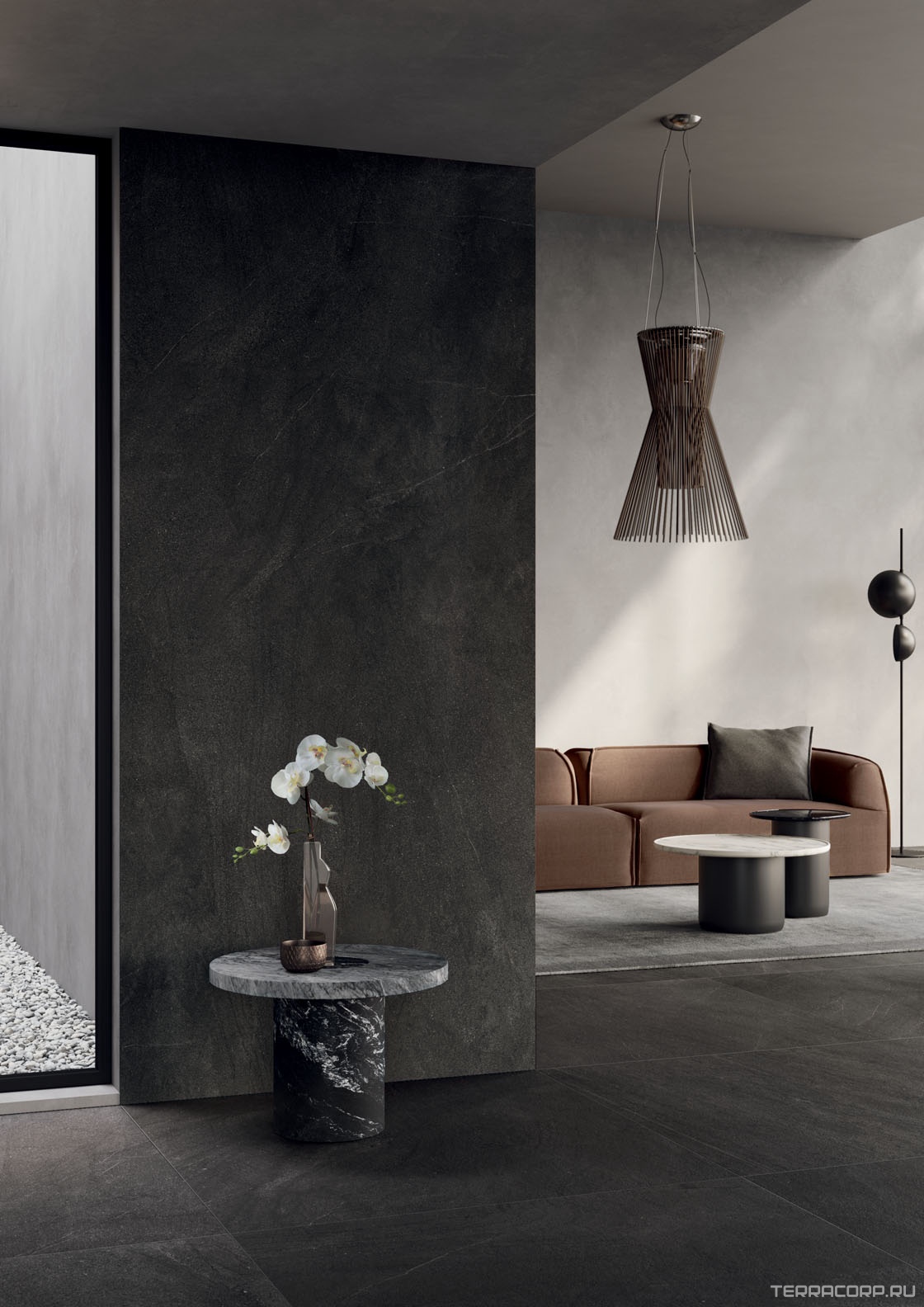 Керамогранит Lea Ceramiche Nextone Next Dark ZZ120x260 Черный, фото 1