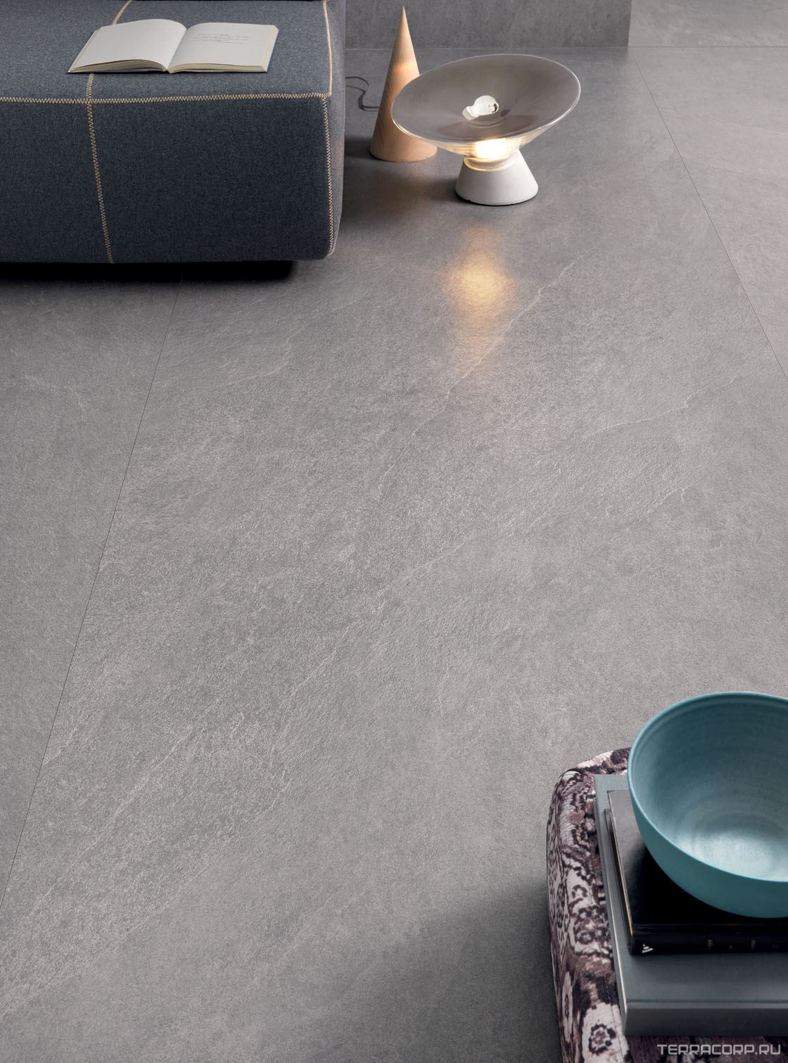 Керамогранит Lea Ceramiche Waterfall Slimtech Silver Flow Nat 5plus 100x300 Серый, фото 2