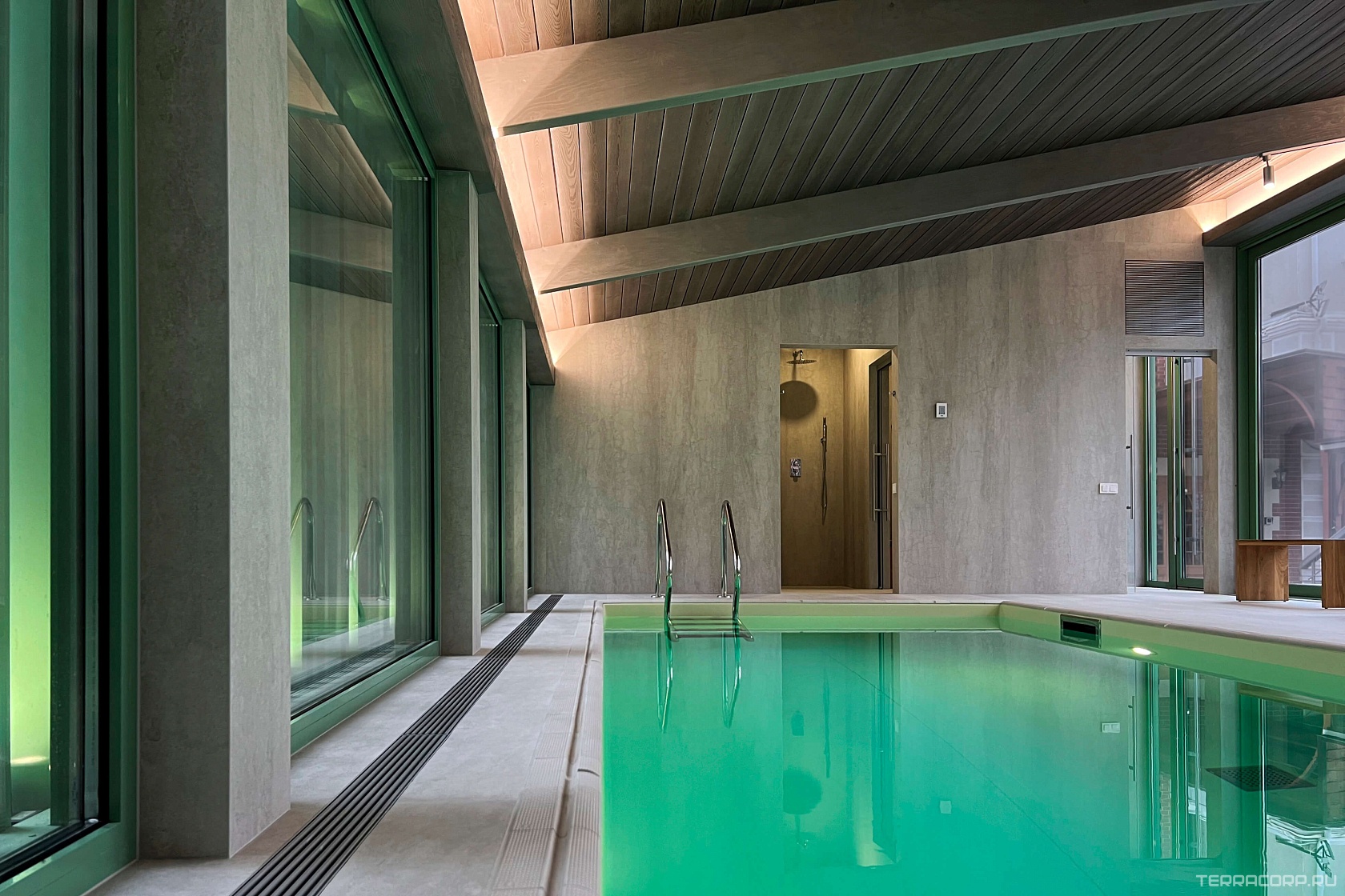 Керамогранит Laminam Rus I Naturali Pietre Pietra Di Savoia Perla Bocciardato 3,5 mm 100x300 Белый, фото 5