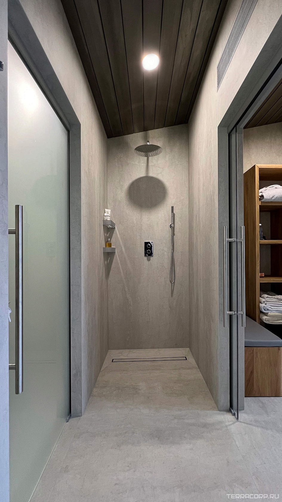 Керамогранит Laminam Rus I Naturali Pietre Pietra Di Savoia Perla Bocciardato 3,5 mm 100x300 Белый, фото 4