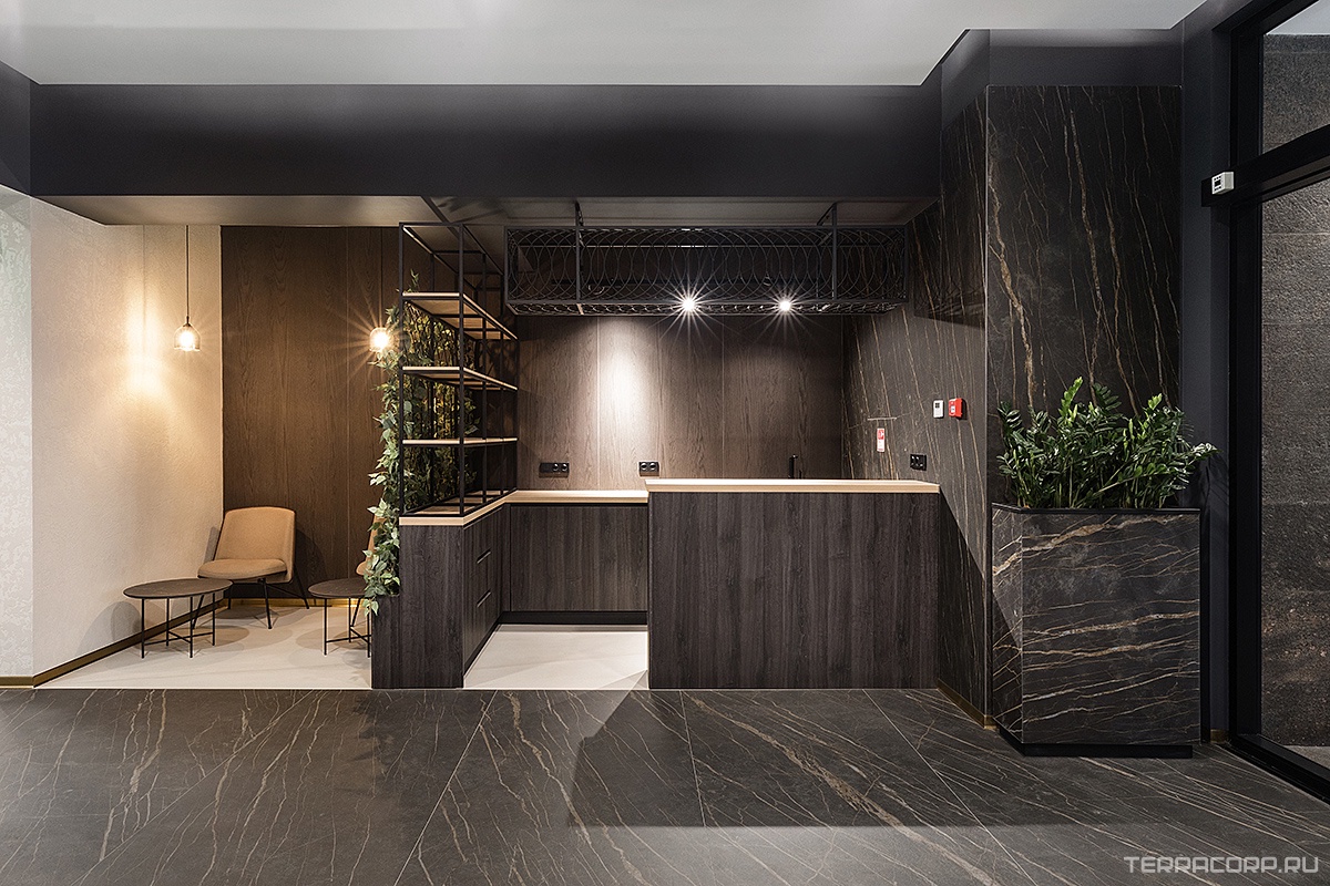 Керамогранит Laminam Rus Kauri Moro 5,6 mm 100x300 Коричневый, фото 2