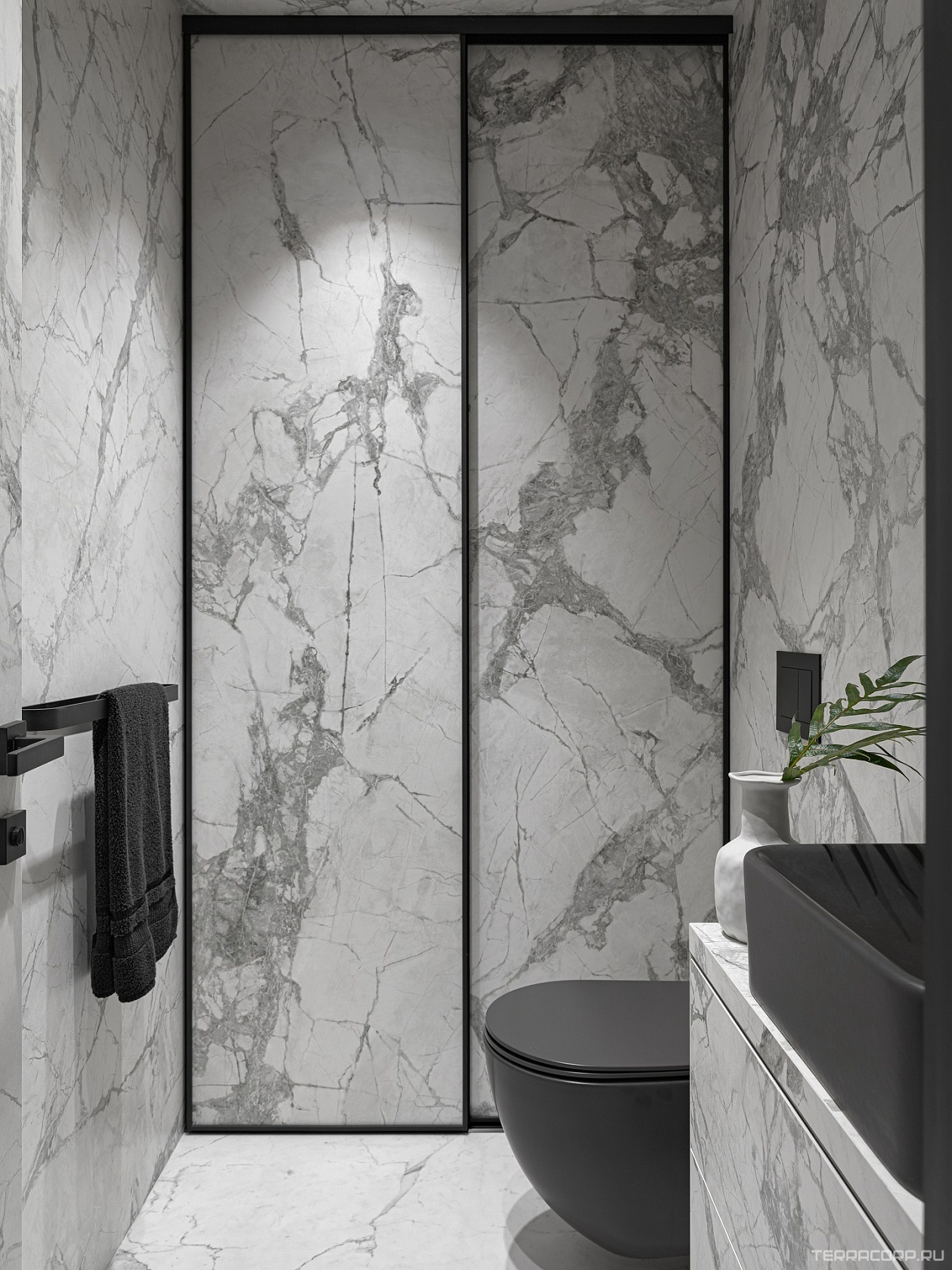 Керамогранит Laminam I Naturali Marmi Invisible White 5,6 ХХ 100x300 Белый, фото 7