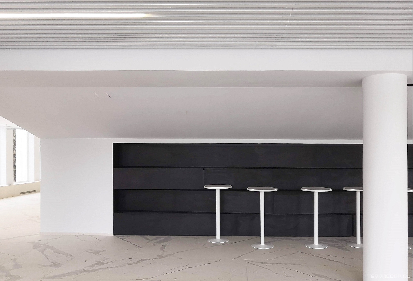 Керамогранит Laminam Rus I Naturali Marmi Bianco Statuario Venato 5,6 mm 100x300 Белый, фото 1