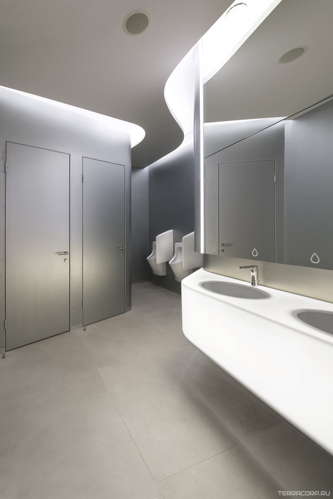 Керамогранит Laminam Rus Filo Argento 3.5 100x300 Серый, фото 2