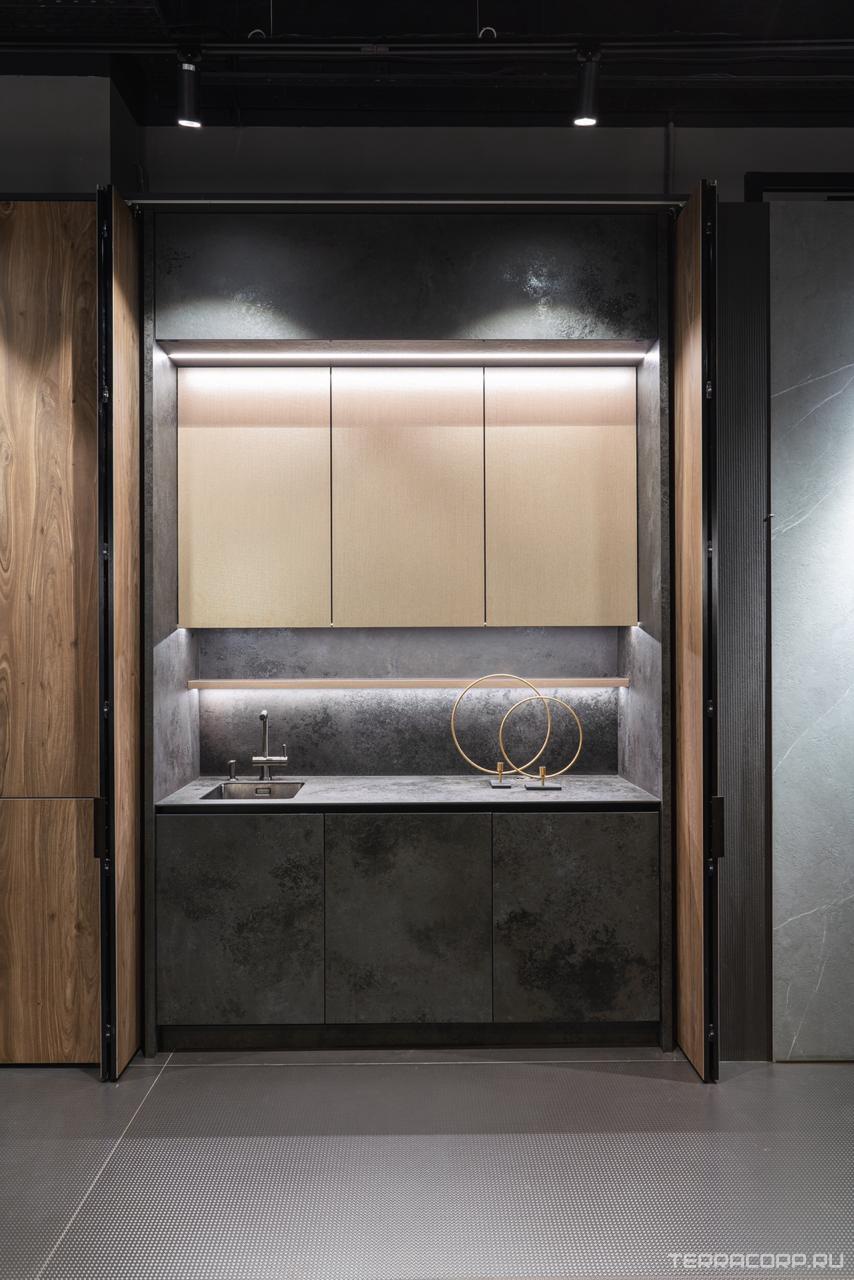 Керамогранит Laminam Rus Ossido Nero 5,6 100x300 Черный, фото 2