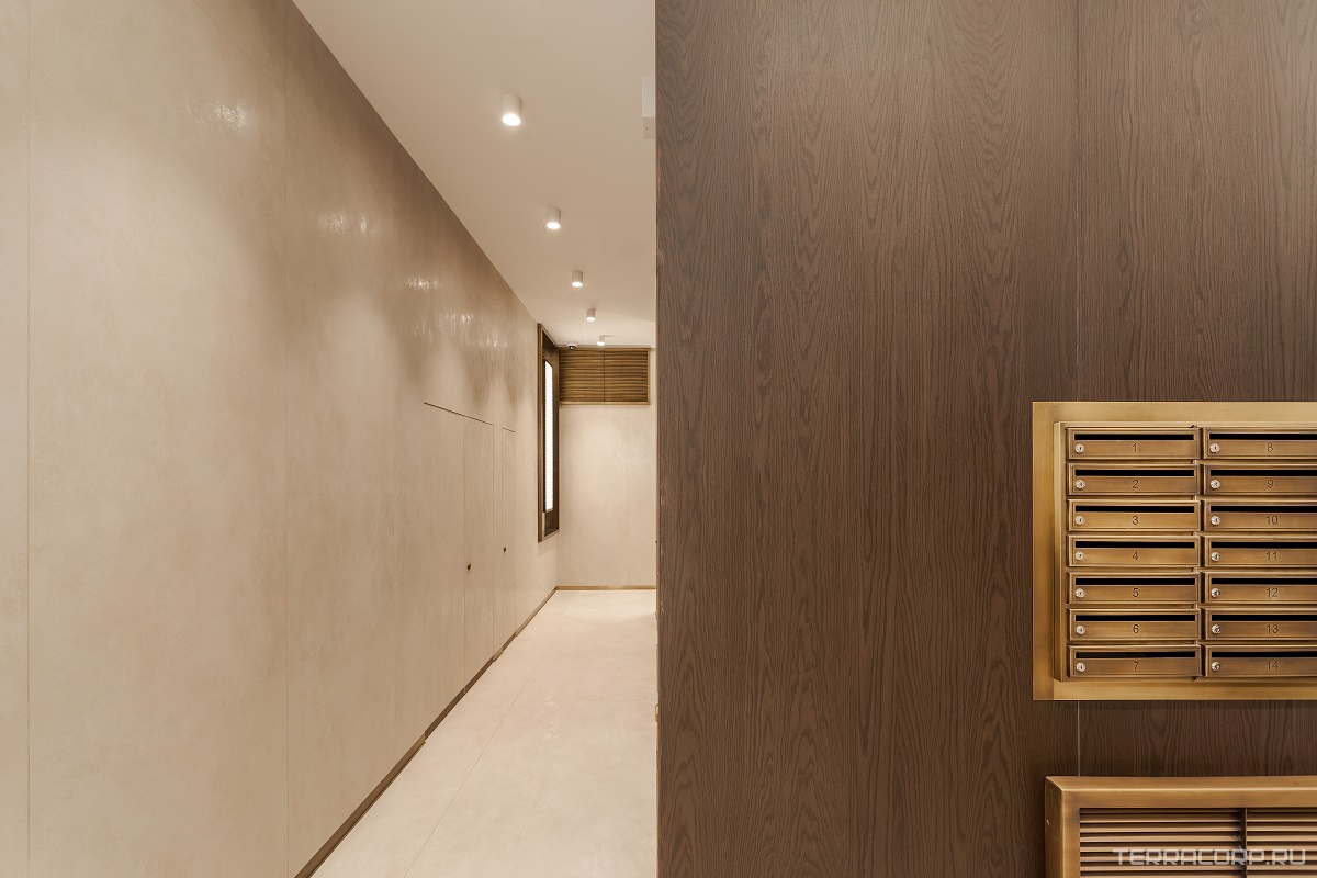Керамогранит Laminam Rus Kauri Moro 3,5 mm 100x300 Коричневый, фото 6