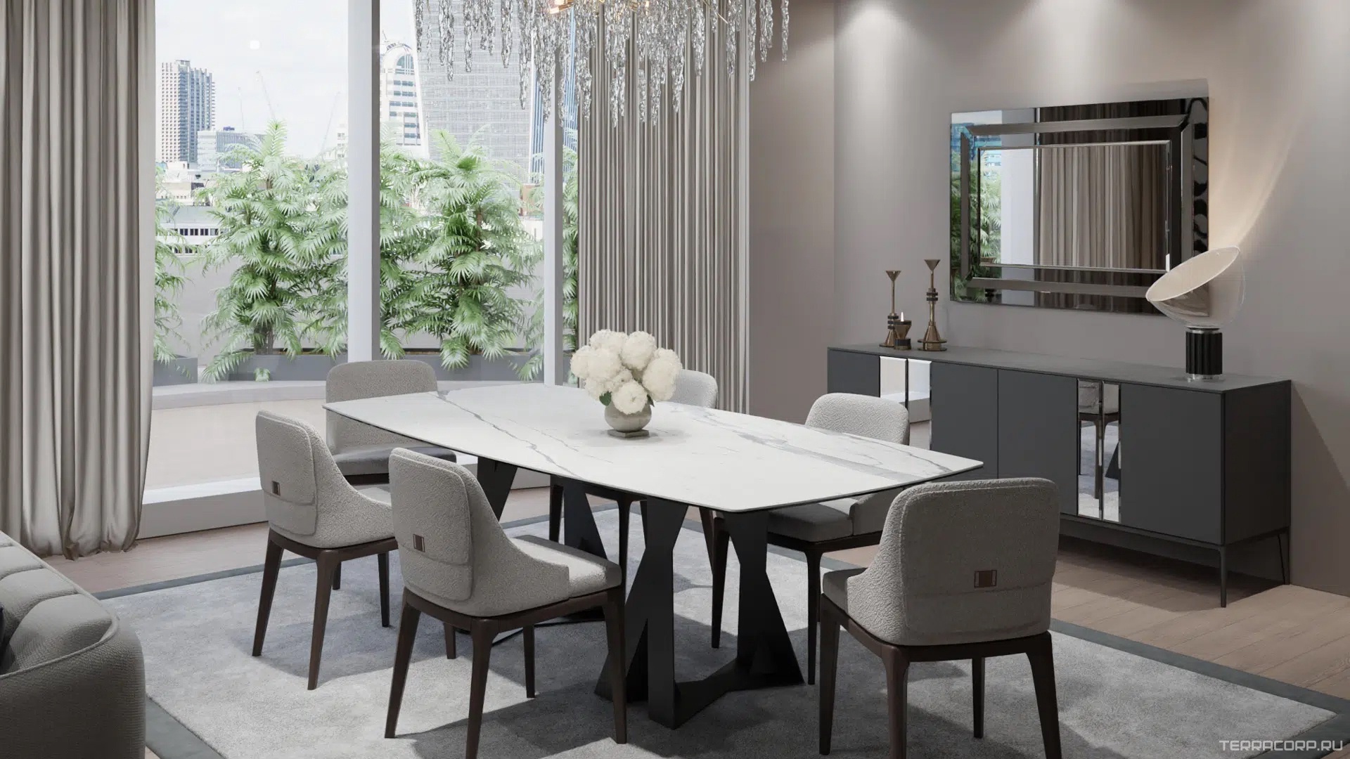 Керамогранит Laminam I Naturali Marmi Blanco Lasa Lucidato 5,6 ZZ100x300 Белый, фото 4