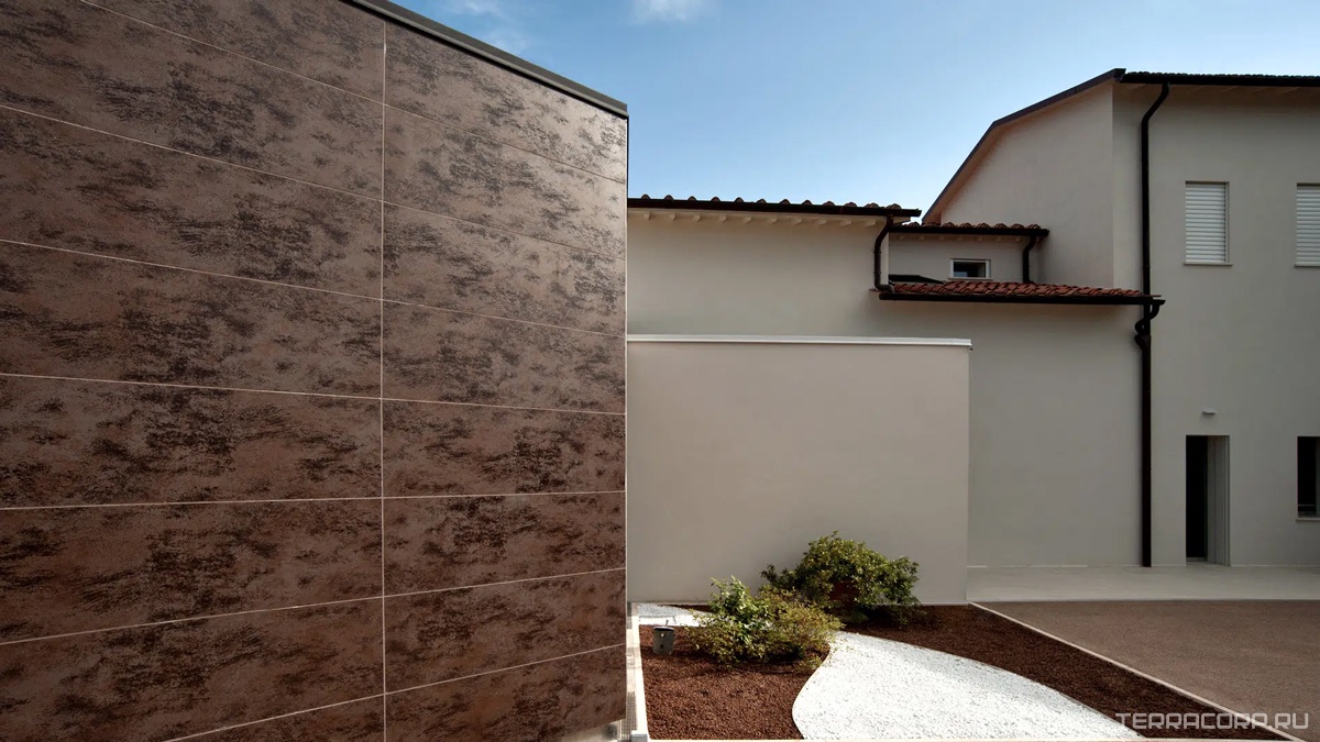 Керамогранит Laminam Rus Oxide Moro 5,6 mm 100x300 Коричневый, фото 1