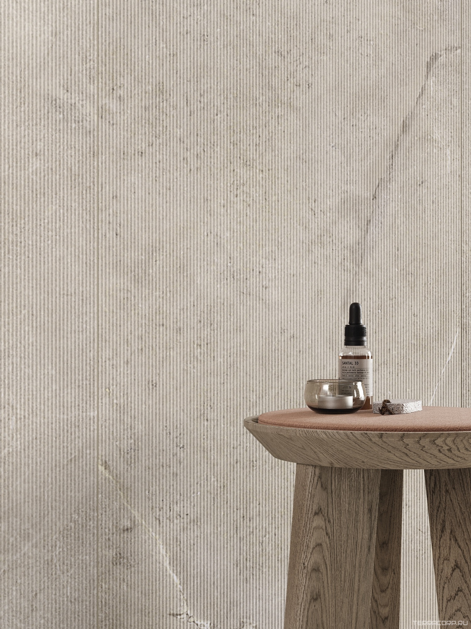 Керамогранит Dado Ceramica New Stone Lepre Rigatino 60x120 Серо-бежевый, фото 1