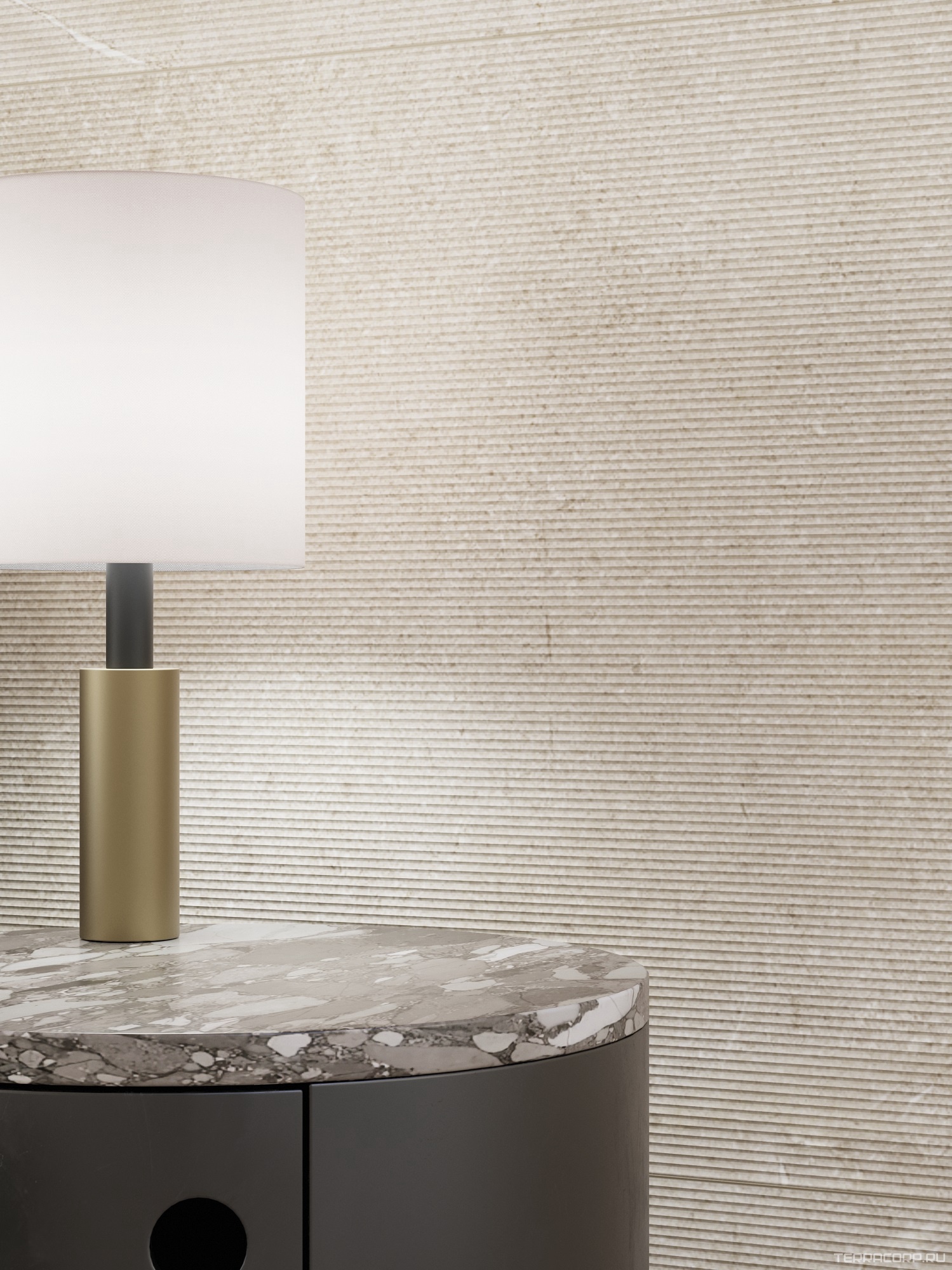 Керамогранит Dado Ceramica New Stone Daino 60x120 Бежевый, фото 2