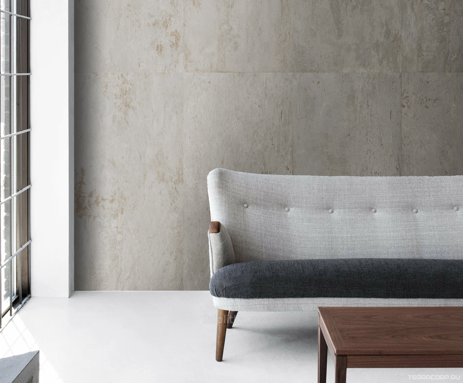 Керамогранит Alpas Euro Eco Beton 4148 Matt 60x60 Серый, фото 1