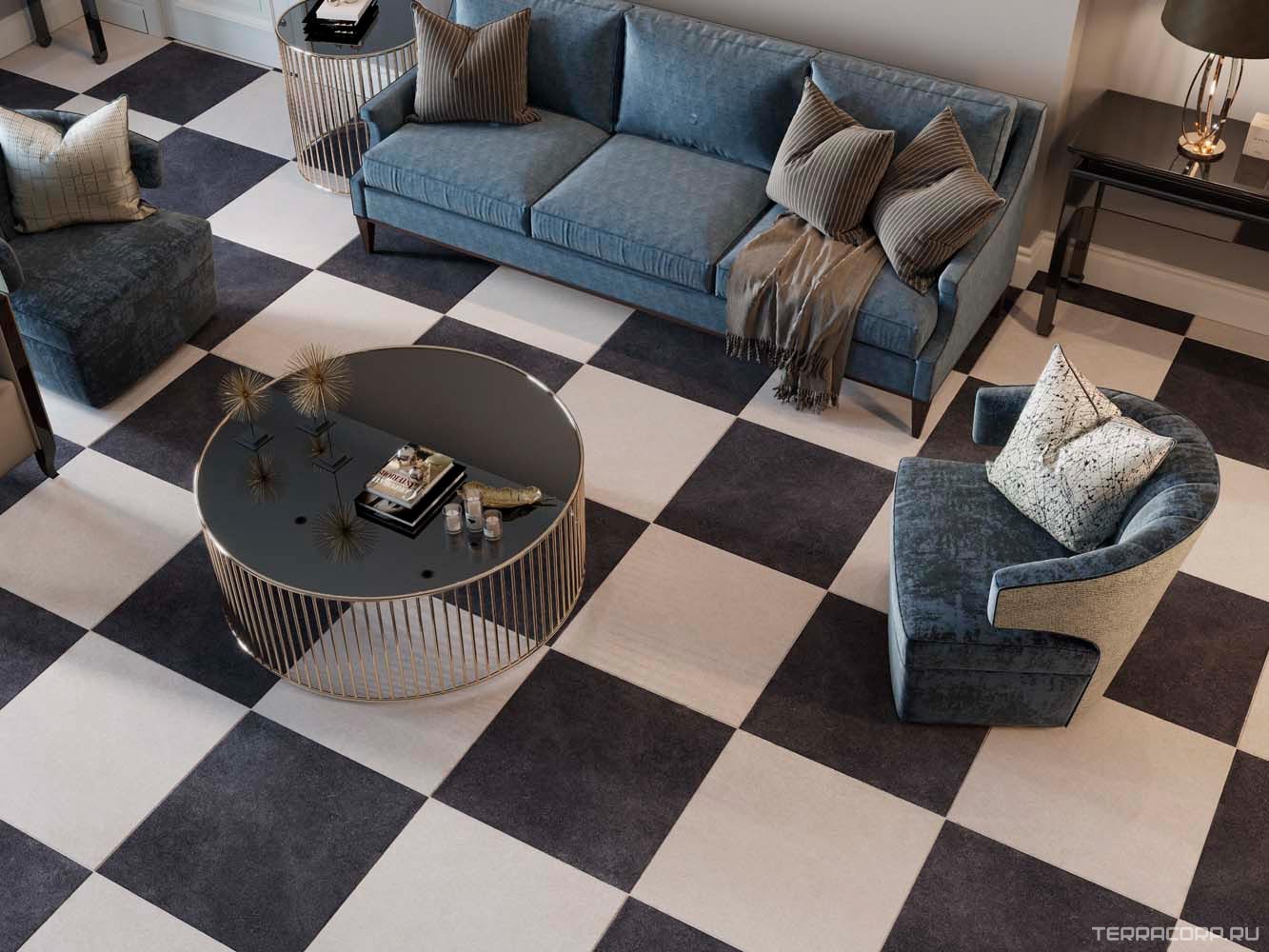 Керамогранит Estima luna Luna LN04 black непол.60х60 Черный, фото 4