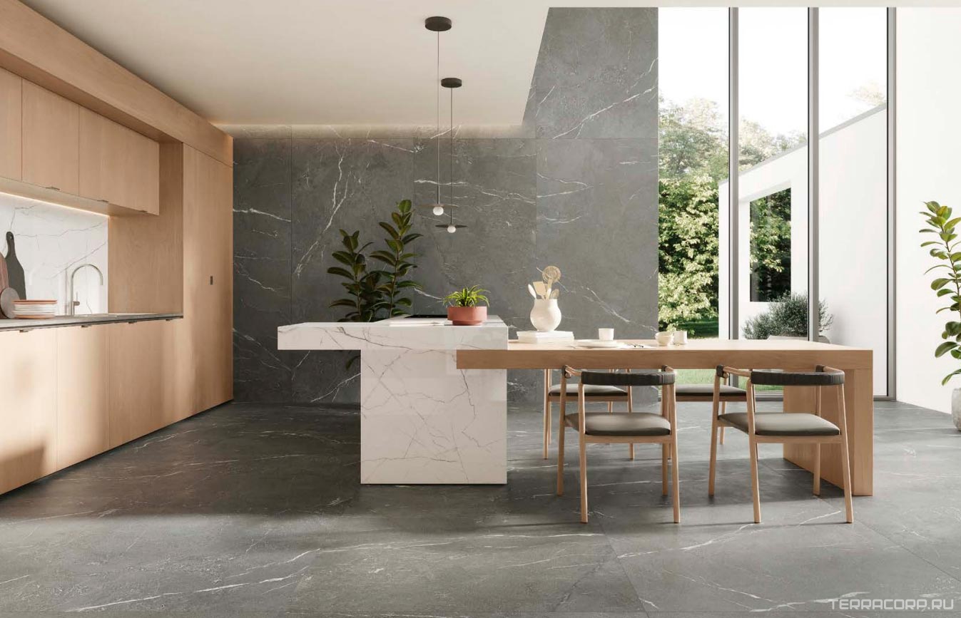 Керамогранит Imola The Rock NEGRES6 120 RM ( п.п.) 120x120 Серый, фото 4