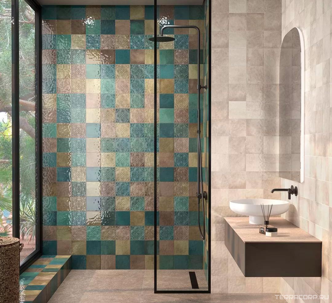 Керамическая плитка Kerama Marazzi Фес бежевый светлый глянцевый 15x15x0,77 Бежевый, фото 4