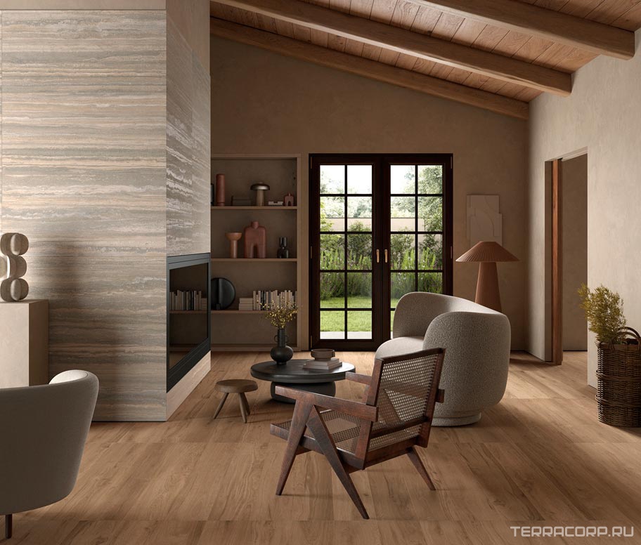 Керамогранит La Faenza Cocoon TRA OB6 12 LPM 60x120 Бежевый, фото 1