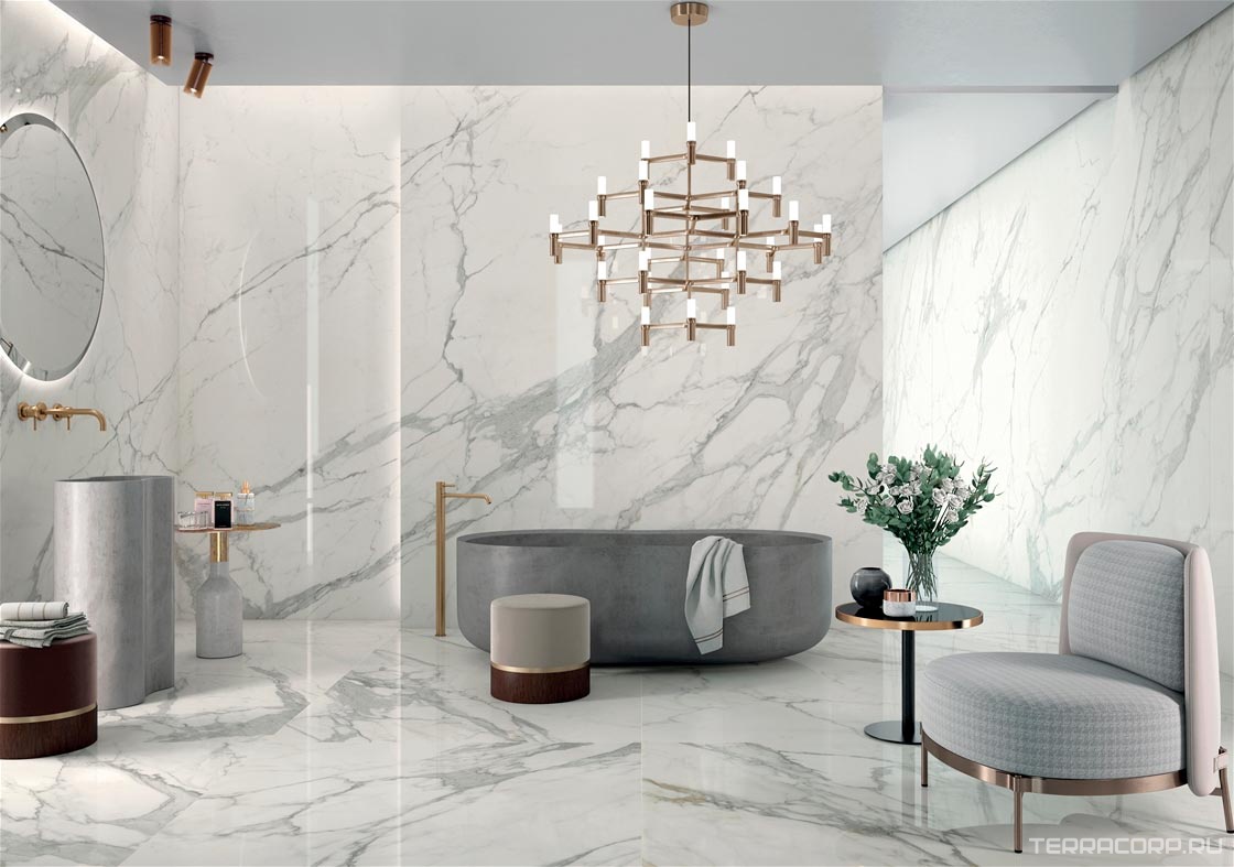 Керамогранит Lea Ceramiche Noblesse Pure Statuario Lev ZZ120x278 Белый, фото 1