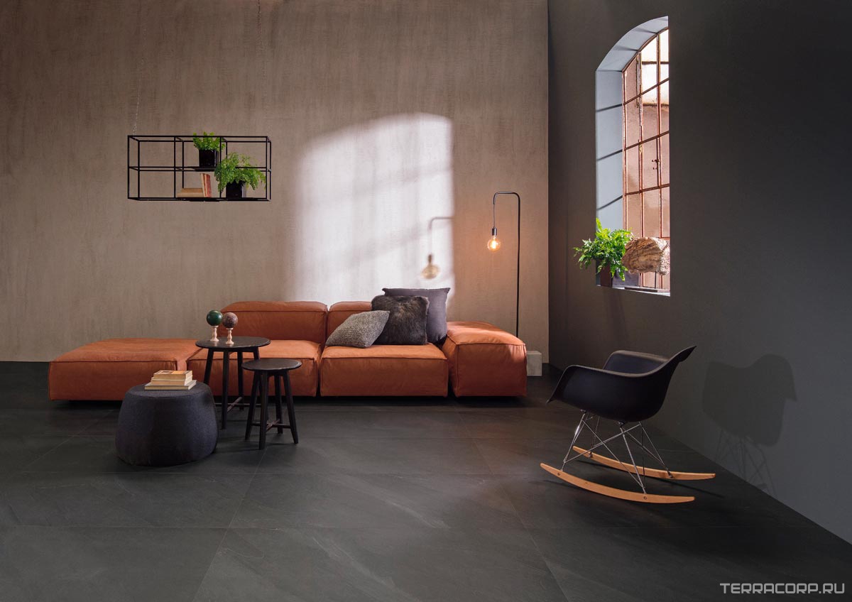 Керамогранит Leonardo 65 Parallelo 65PRL 12N RM 60x120 Черный, фото 2