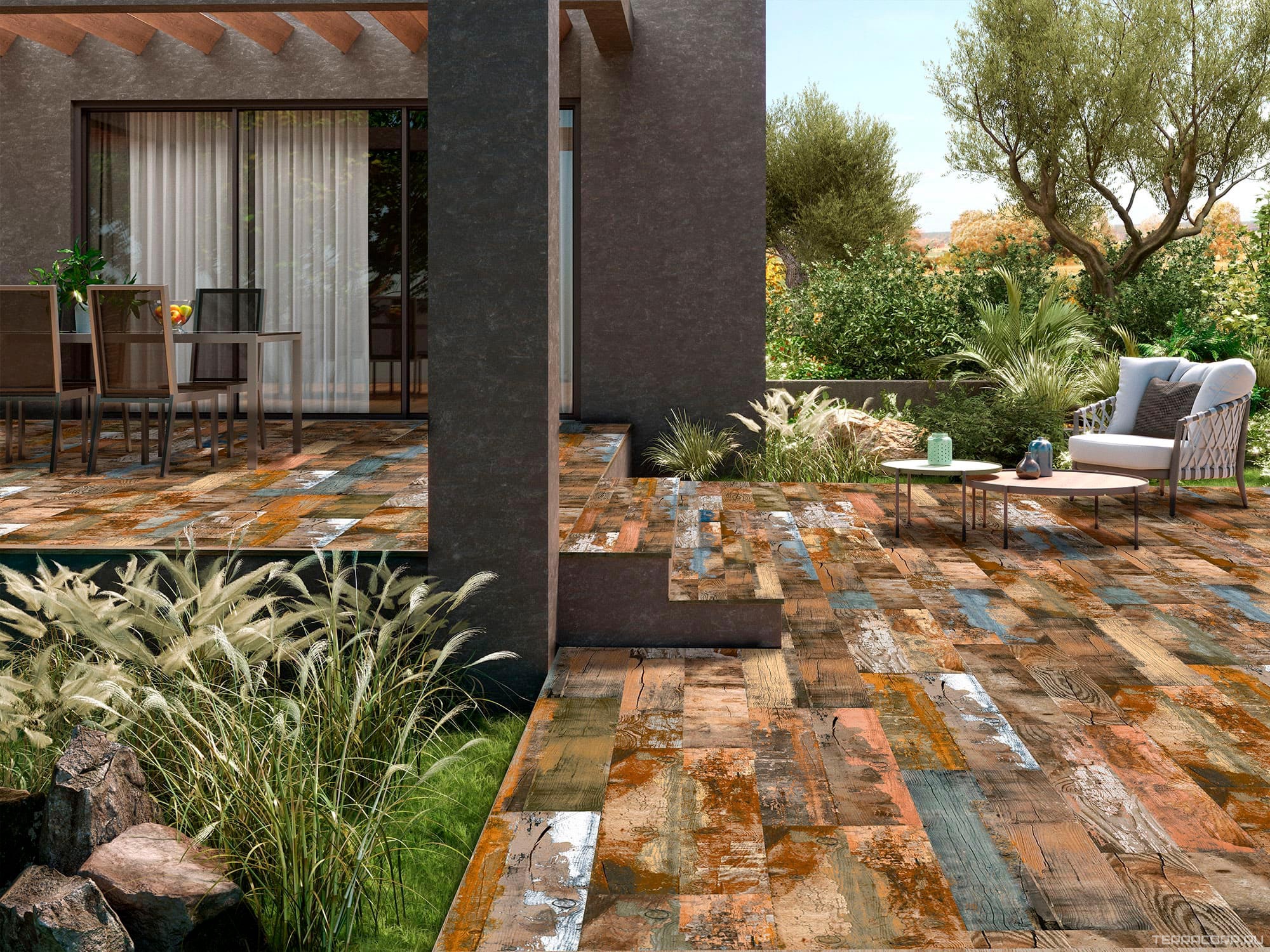 Керамогранит New Tiles Hollywood Multistep 33x120 Комбинированный, фото 1