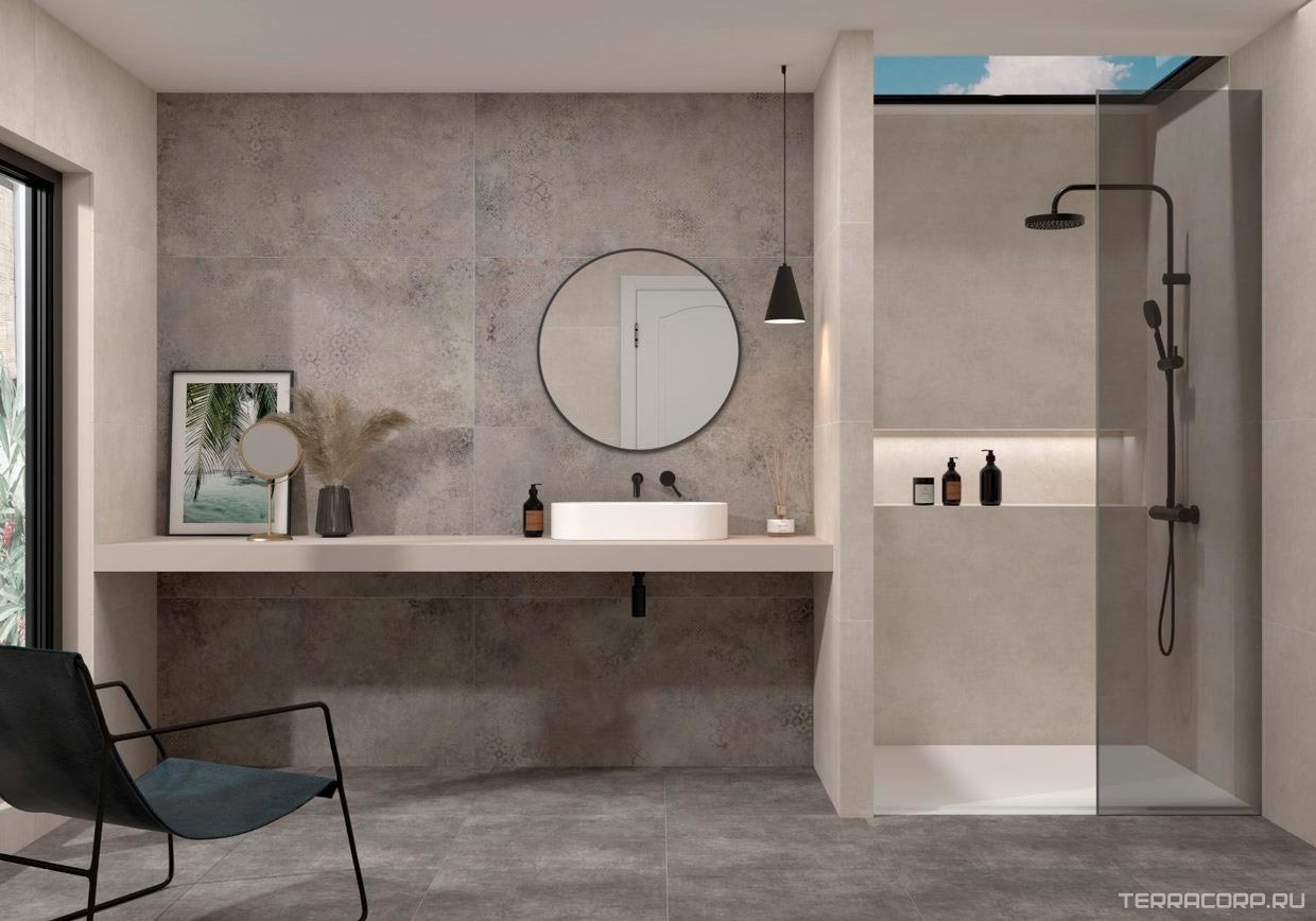 Керамогранит Pamesa At. Alpha Beat Gray rett 60x120 Комбинированный, фото 3