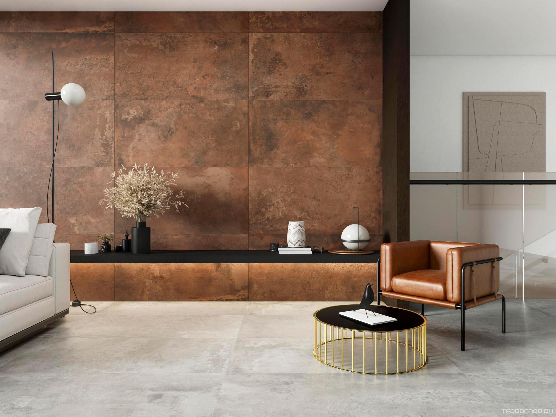 Керамогранит Pamesa At. Metal Copper 60x120 XX Коричневый, фото 1