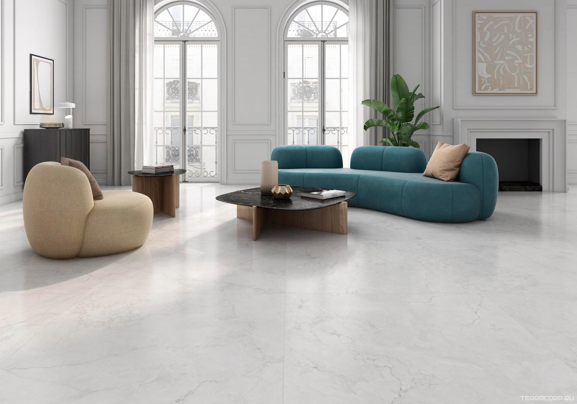 Керамогранит Pamesa Hermes White Antic 120x120 Бежевый, фото 2