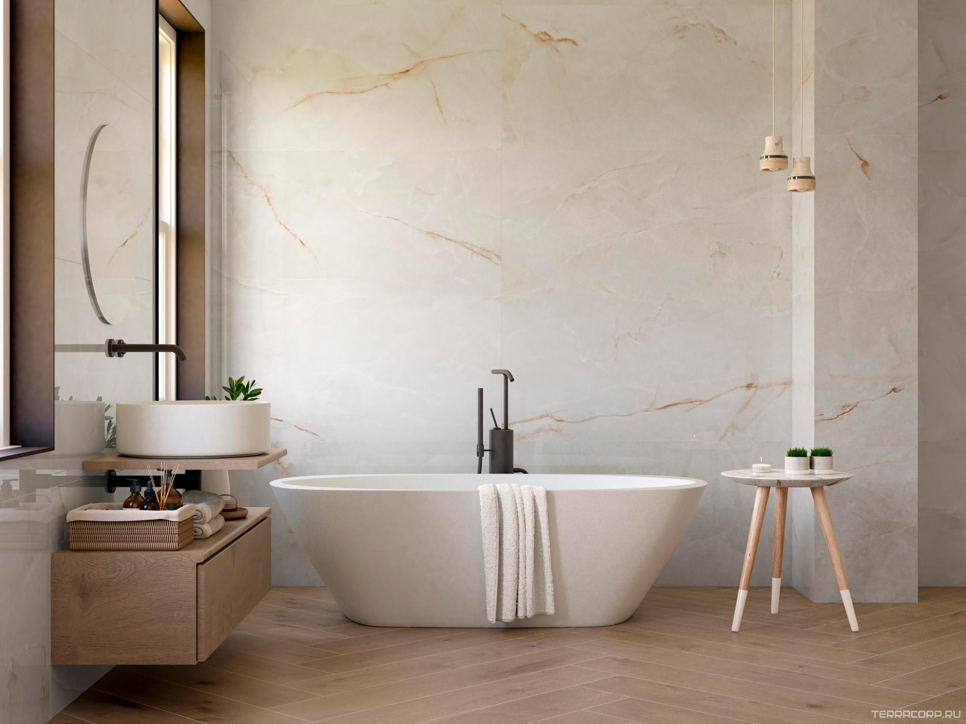 Керамогранит Pamesa Onix White lev 60x120 Белый, фото 1