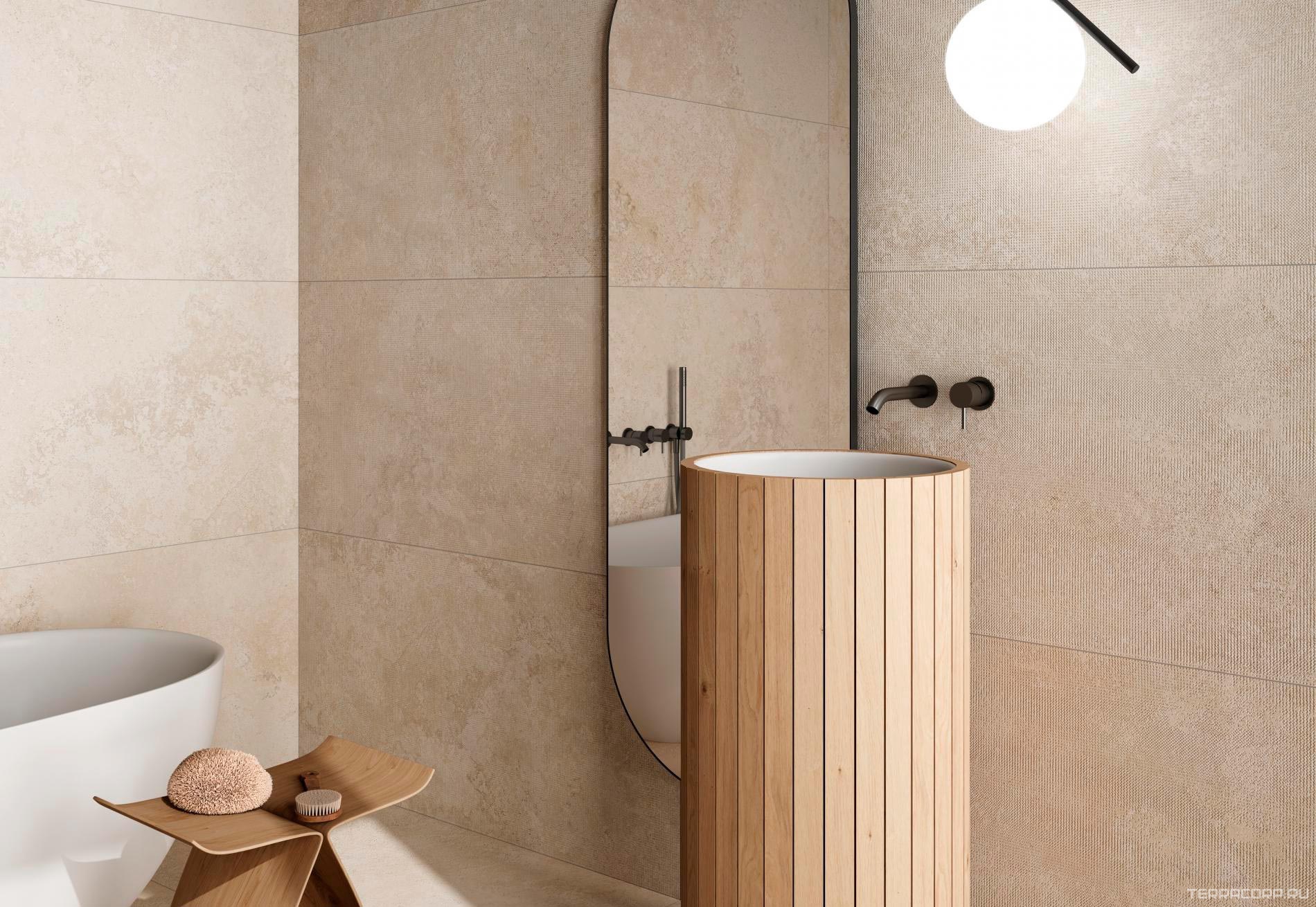Керамогранит Pamesa Pietra Di Rapolano Sand 120x120 Бежевый, фото 2