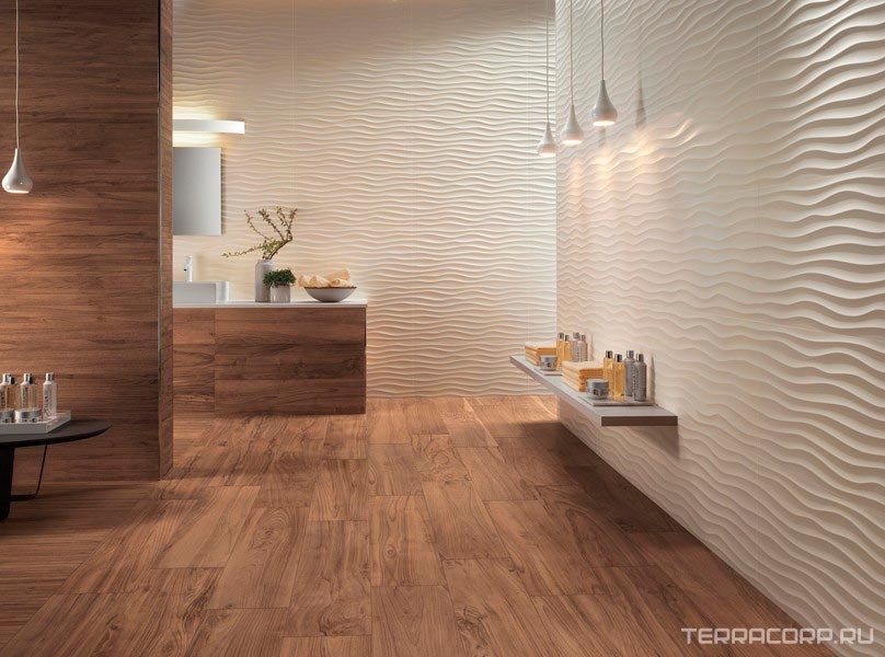 Керамическая плитка Atlas Concorde Italy 3D Wall Design 3D Dune Sand Matt 40x80 ZZ Бежевый, фото 1