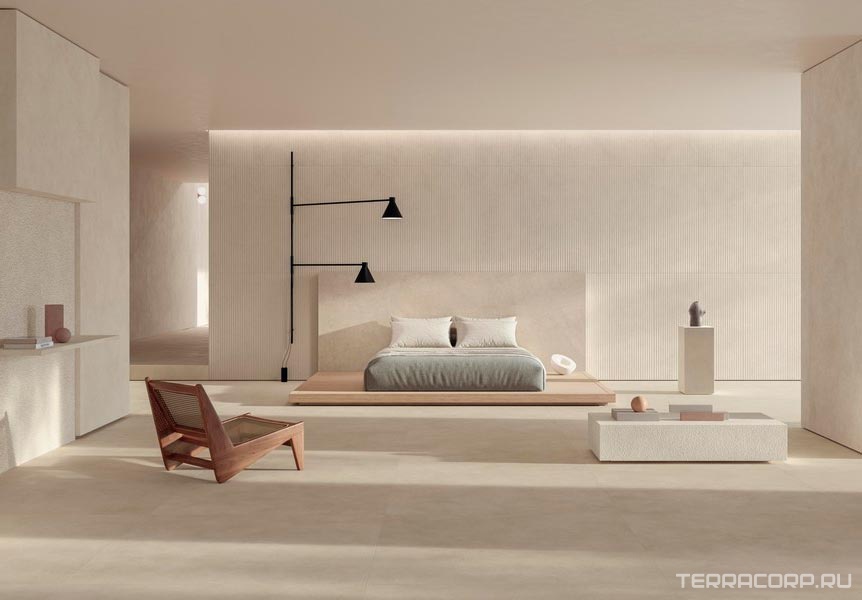 Керамическая плитка Atlas Concorde Italy Boost Expression Grain Glow 50x120 Белый, фото 1