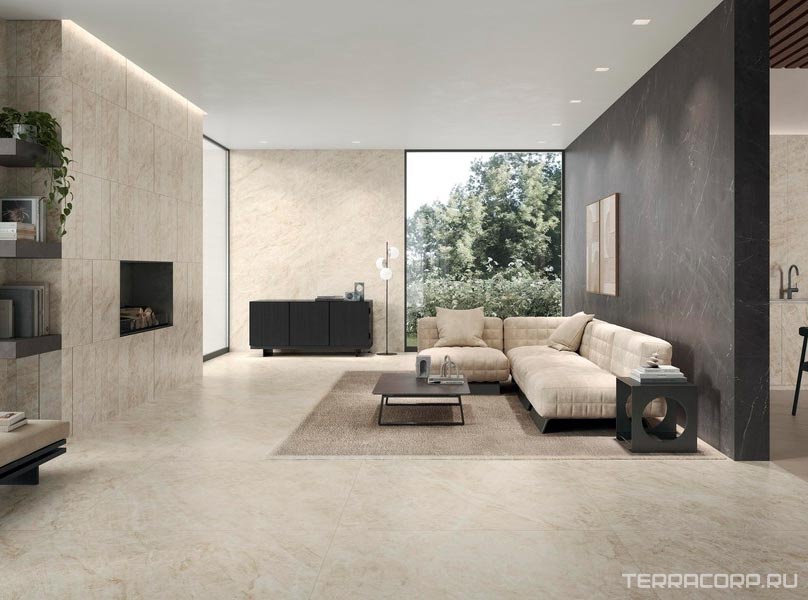 Керамогранит Atlas Concorde Italy Marvel Diva Precious Brown 6mm Silk 120x278 Серый, фото 1