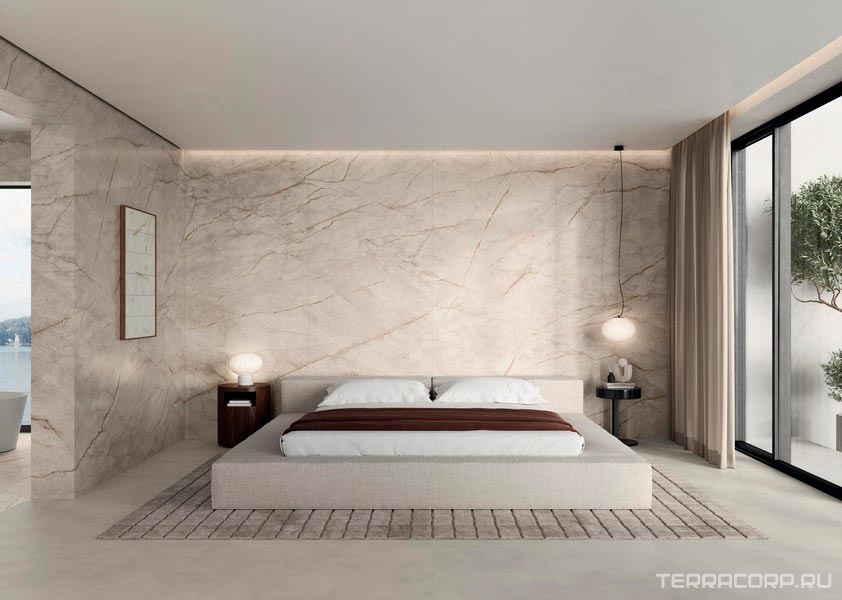 Керамогранит Atlas Concorde Italy Marvel Diva White Everest 6mm Silk 120x278 Бежевый, фото 1