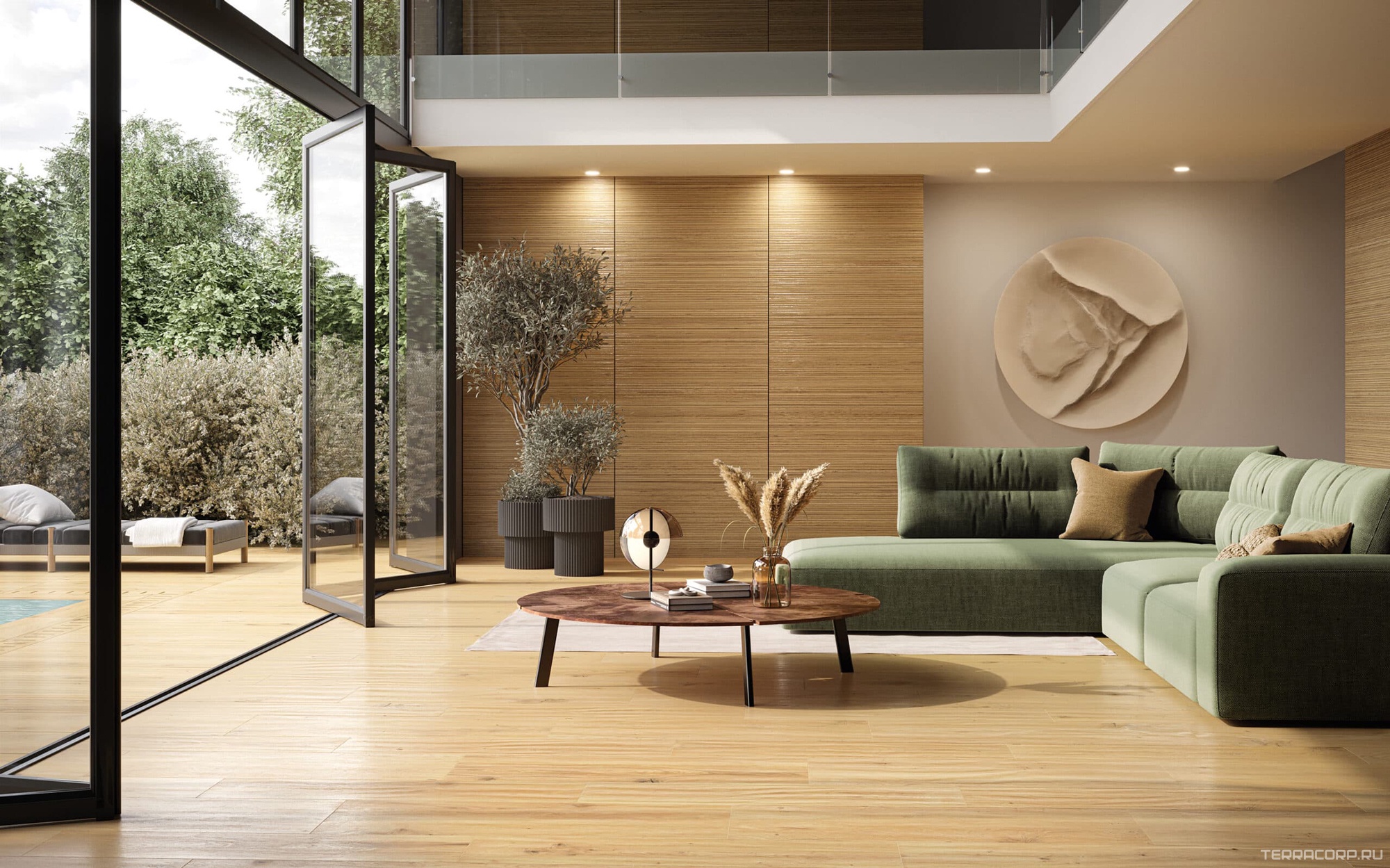 Керамогранит Sichenia Gruppo Ceramiche S.p.A P_Arkett Thun Satin 20x120 Коричневый, фото 2