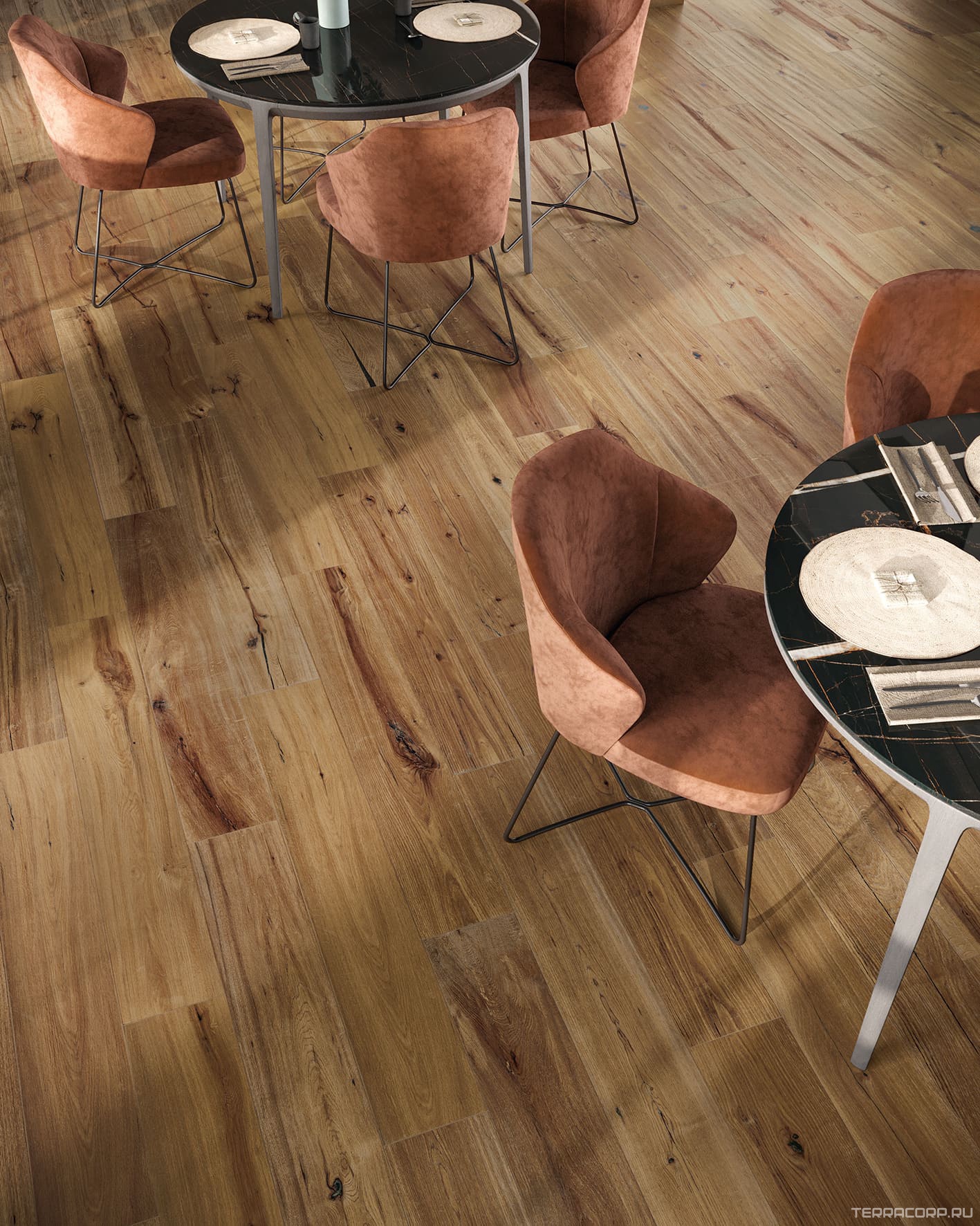 Керамогранит Sichenia Gruppo Ceramiche S.p.A P_Arkett Graz Satin 20x120 Коричневый, фото 1