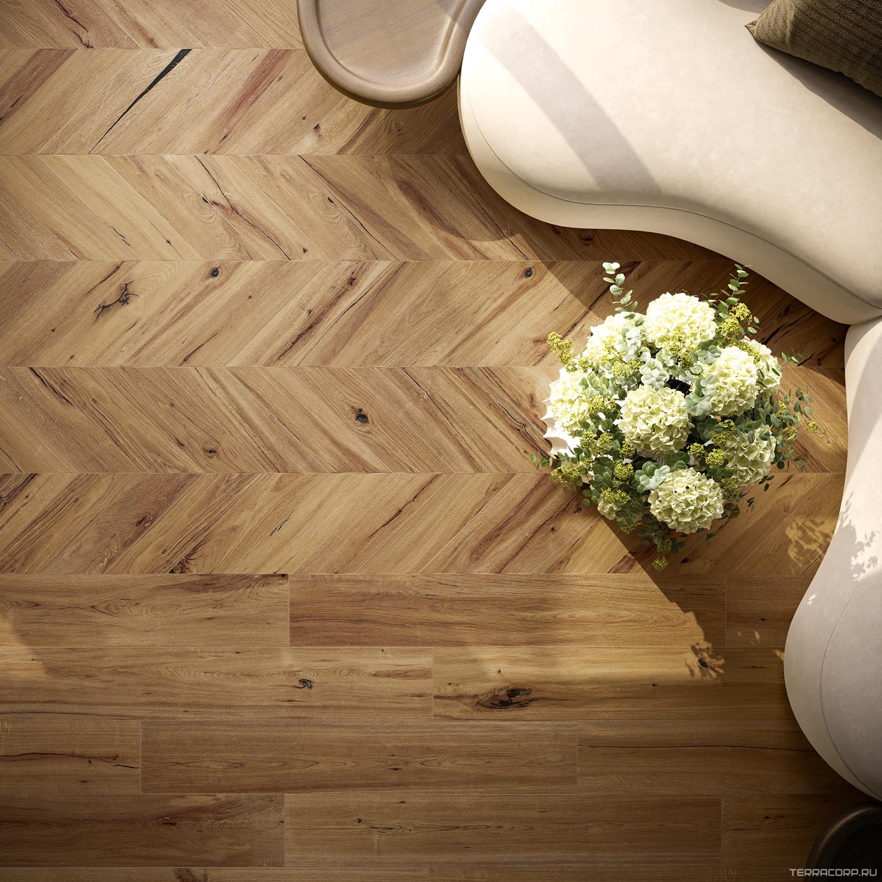 Керамогранит Sichenia Gruppo Ceramiche S.p.A P_Arkett Graz Satin 20x120 Коричневый, фото 3
