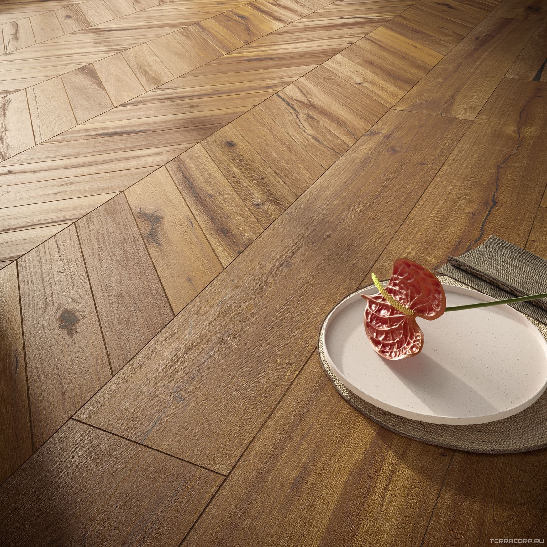 Керамогранит Sichenia Gruppo Ceramiche S.p.A P_Arkett Graz Satin 20x120 Коричневый, фото 5