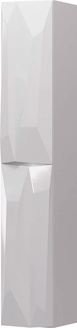 Пенал подвесной "Crystal", правый, 300*262*1400 мм, цвет белый ZZ