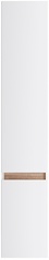 Шкаф-пенал подвесной, правый, 30x32xh166 см, цв.белый лак, ZZ