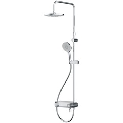 Душевой набор X-Joy для ванны с душем (смеситель/верхний душ/душевая стойка), цв. хром, ZZ